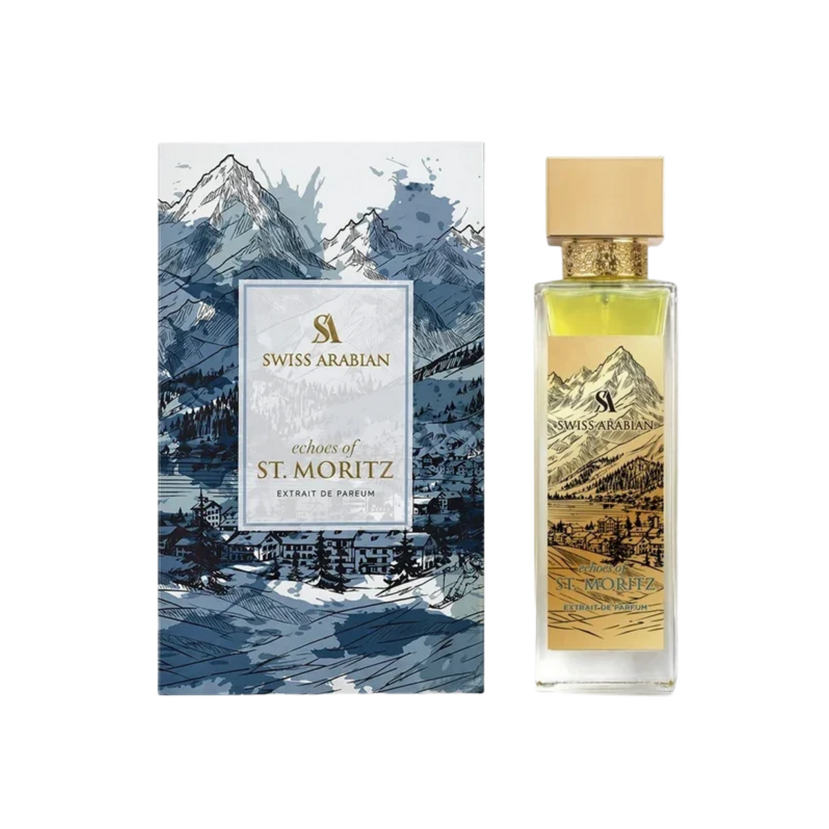 Swiss Arabian Echoes of St. Moritz Extrait De Parfum 3.4FL.OZ | 100ML