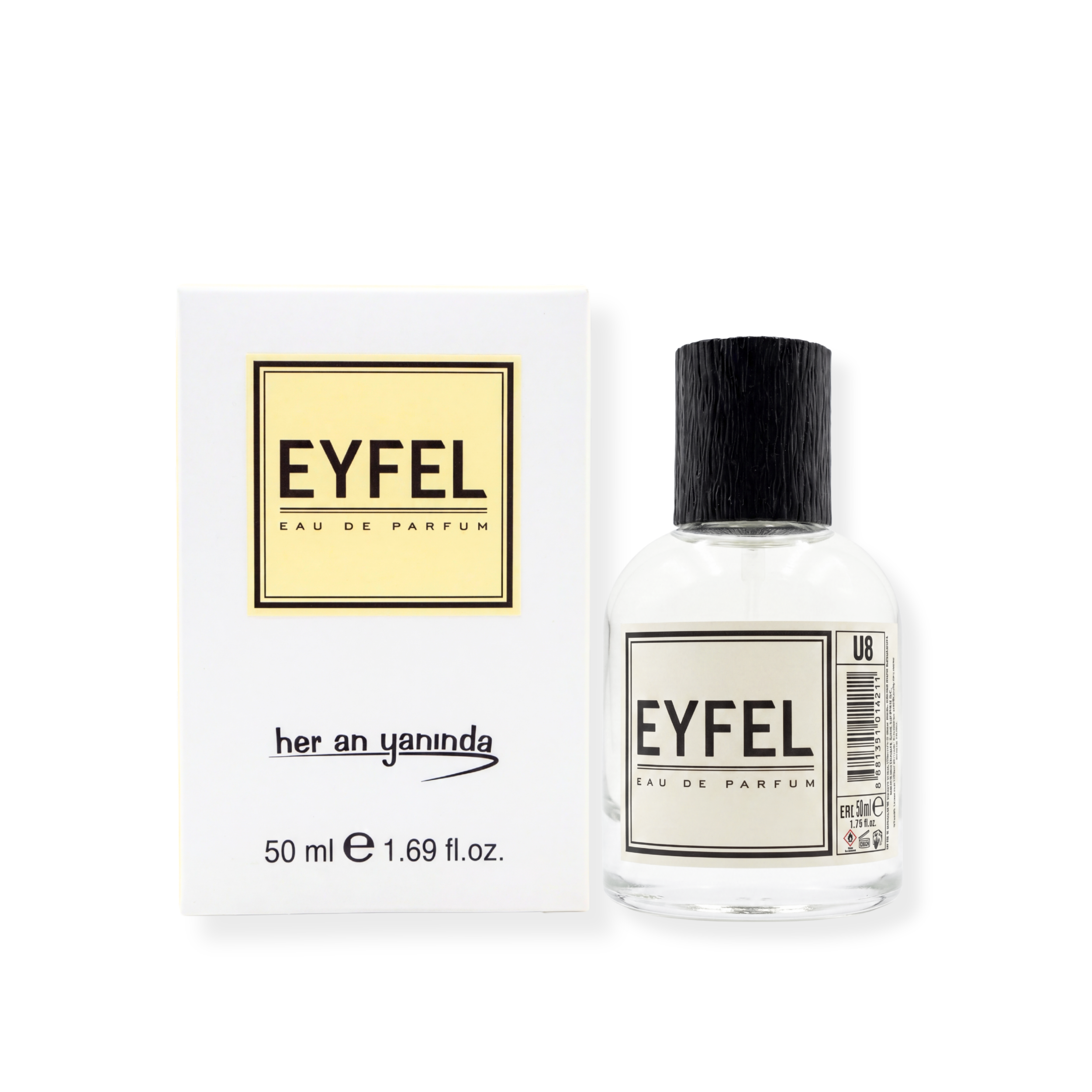 Eyfel U8 Eau De Parfum 1.76FL.OZ Para Unisex