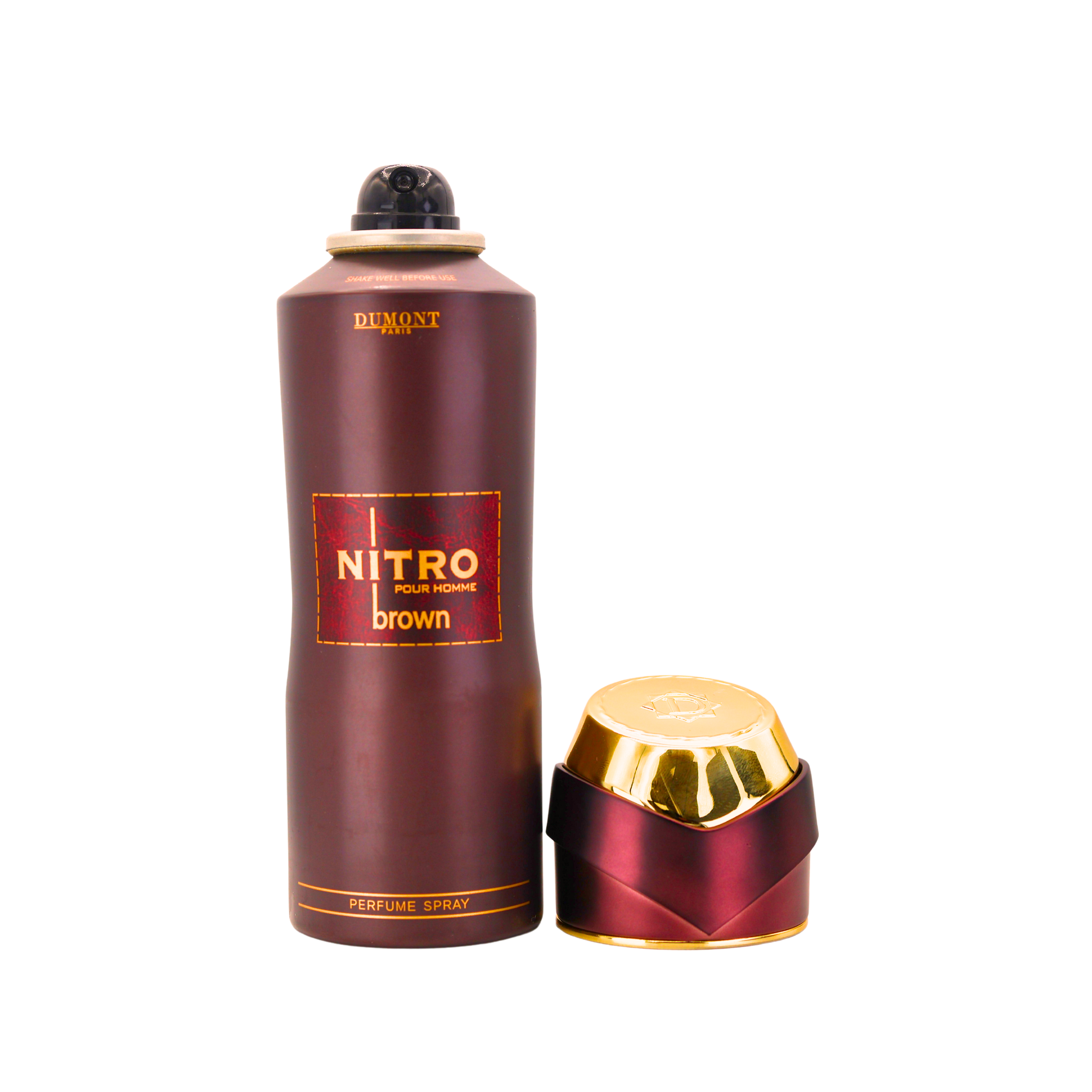 PERFUME EN VAPORIZADOR PARA HOMBRE DUMONT NITRO BROWN 200 ML