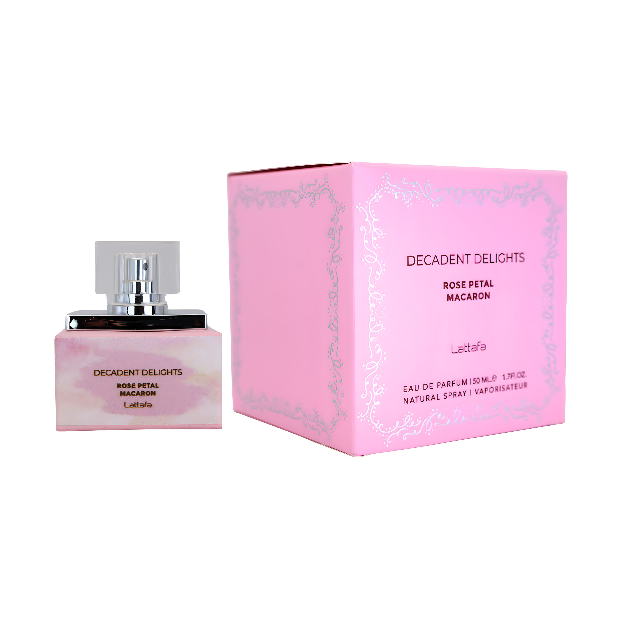 Lattafa Decadent Delights Macaron Rose Petal 50ML 1.7FL.OZ
