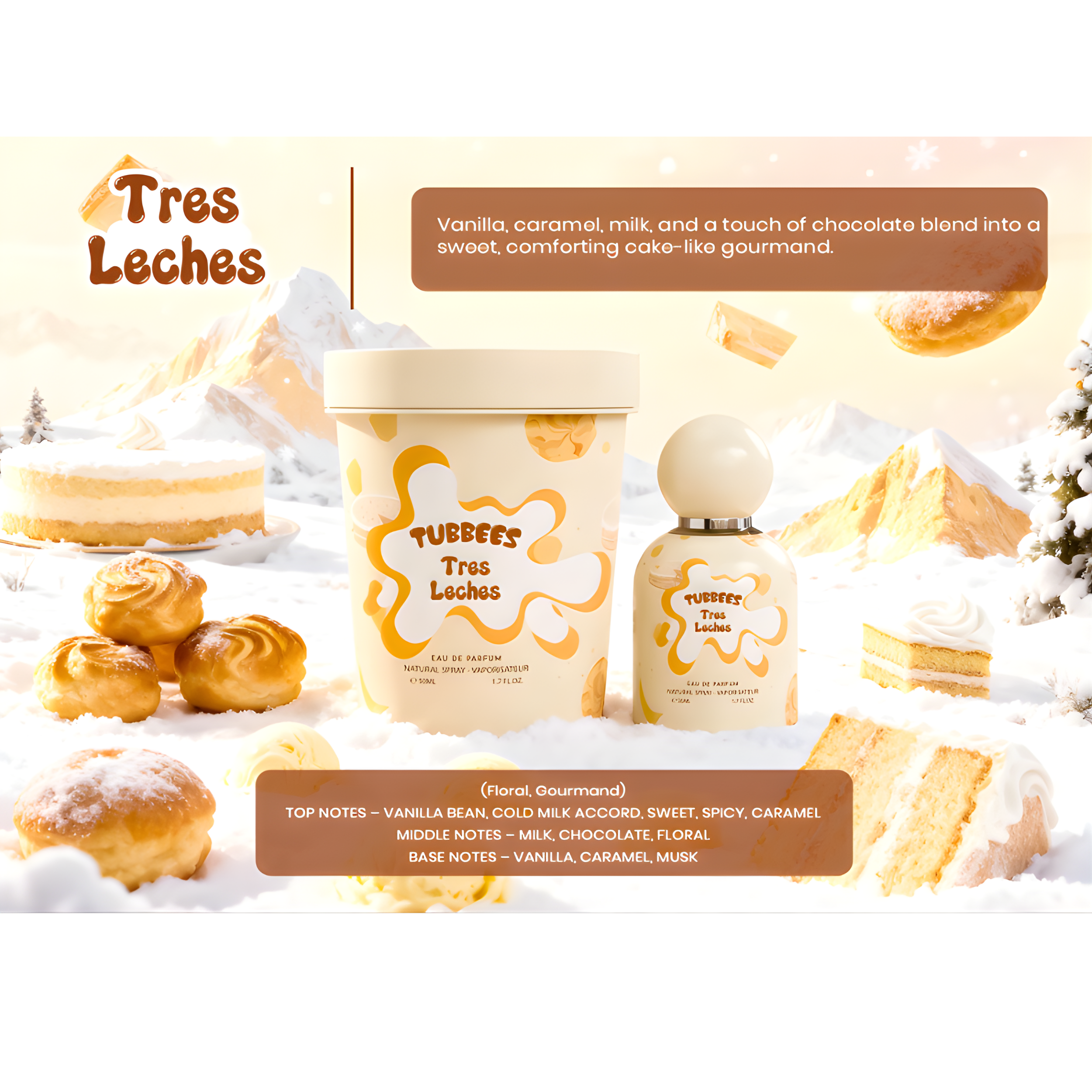 Grandeur Tubbees Tres Leches 50ML 1.7FL.OZ