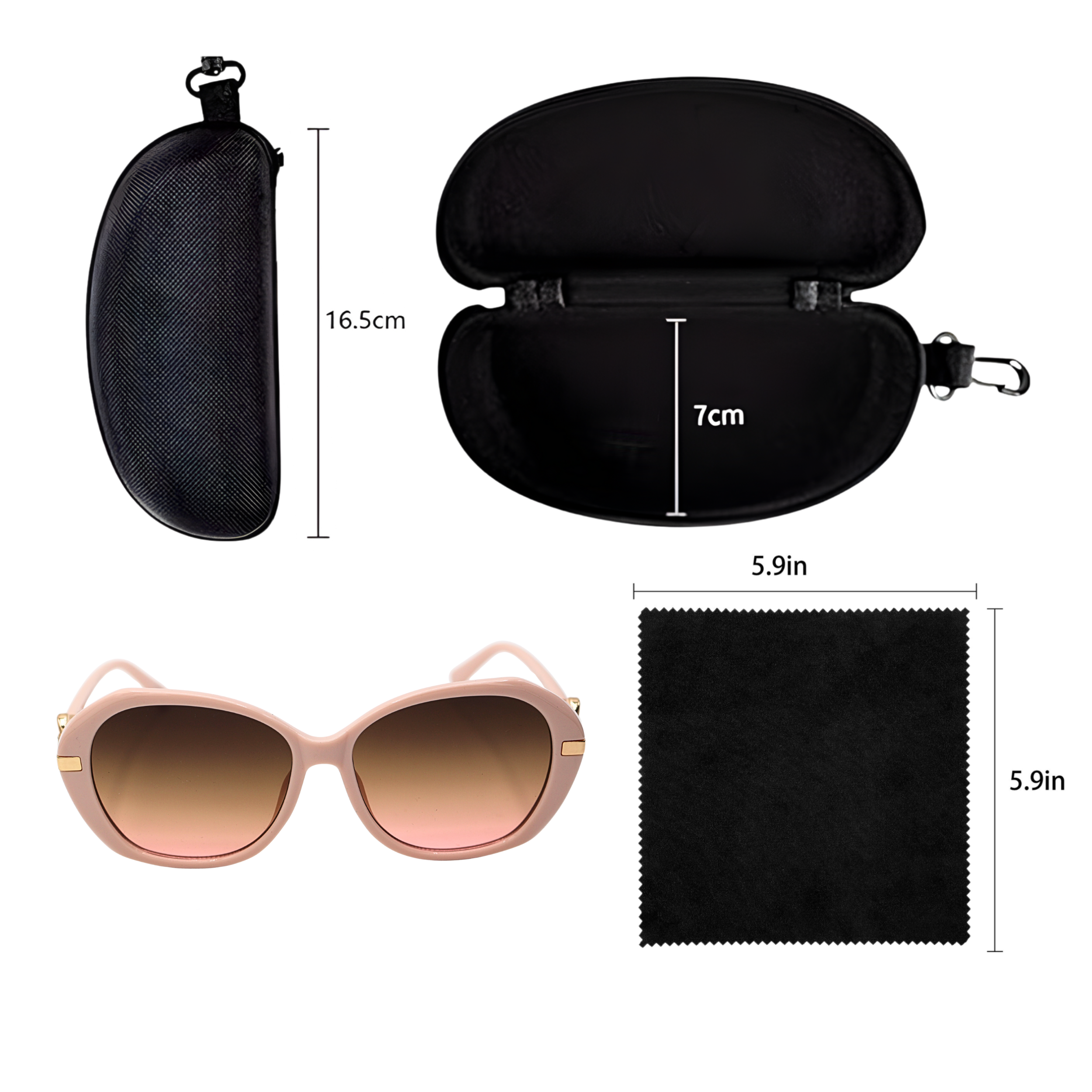 OVAL PINK SUNGLASSES SUN113 F3036