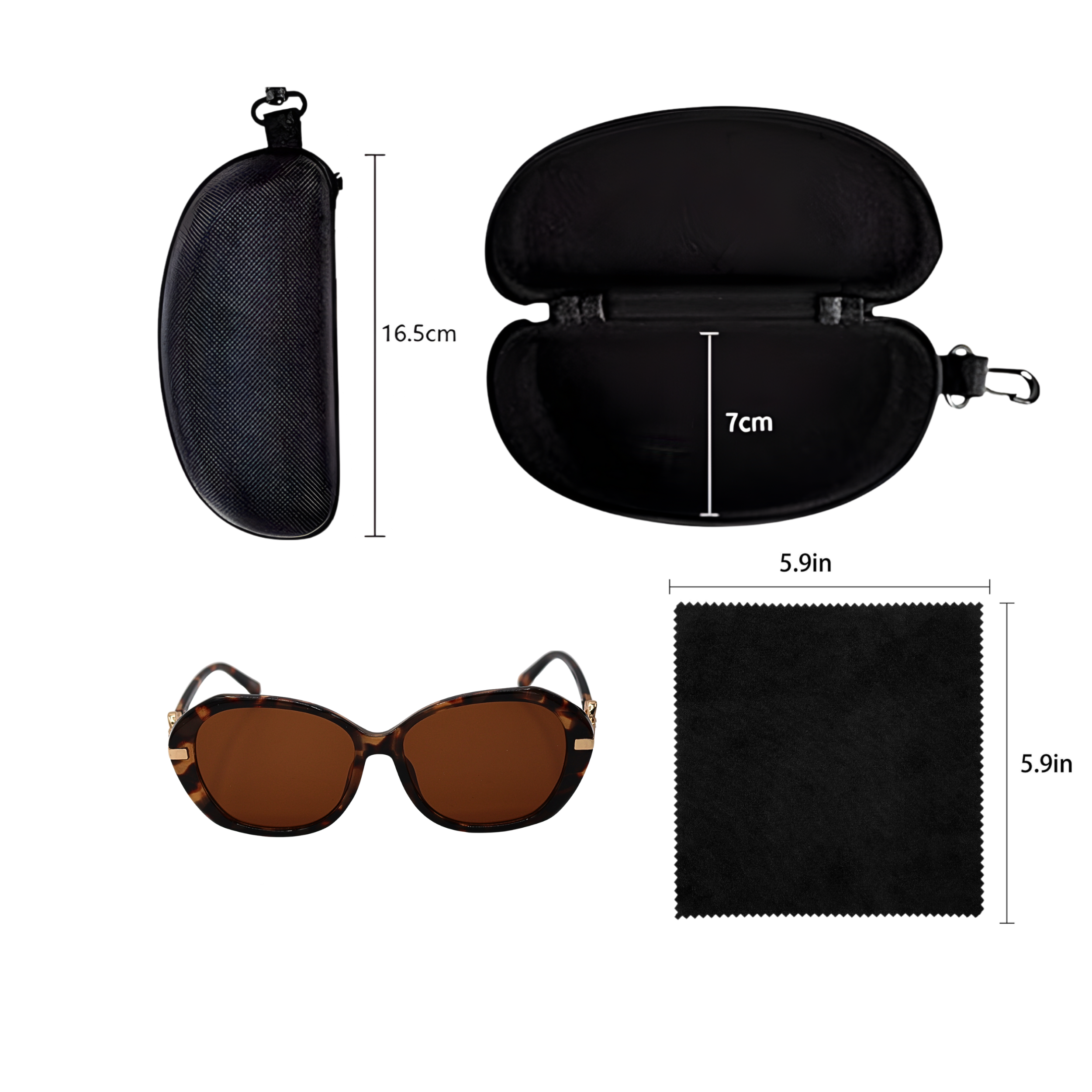 SUNGLASS BROWN COLOR SUN114 F3036