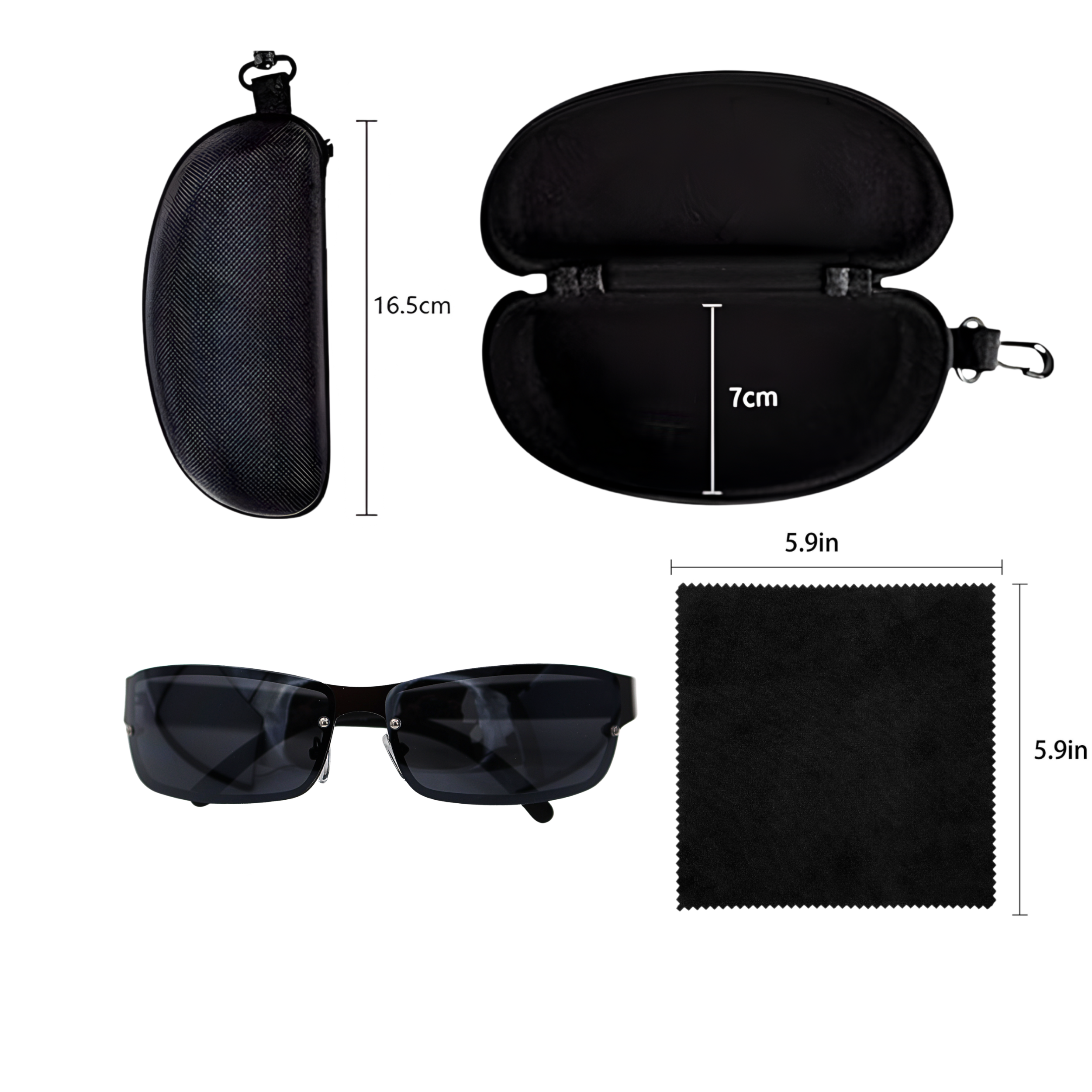 SUNGLASS BLACK COLOR SUN116 J3165