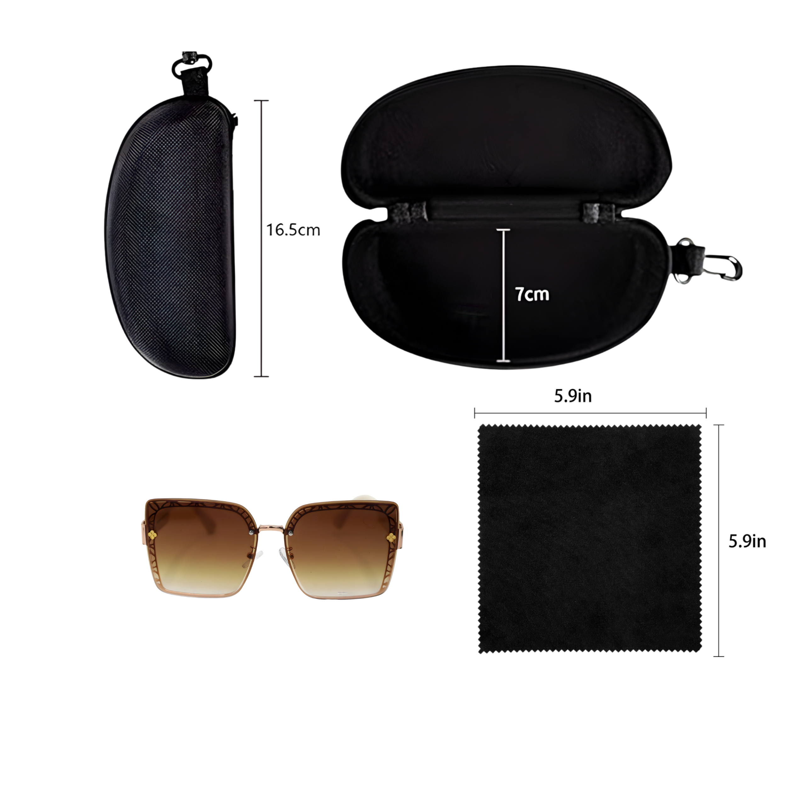 SUNGLASS BROWN COLOR SUN127 J3039