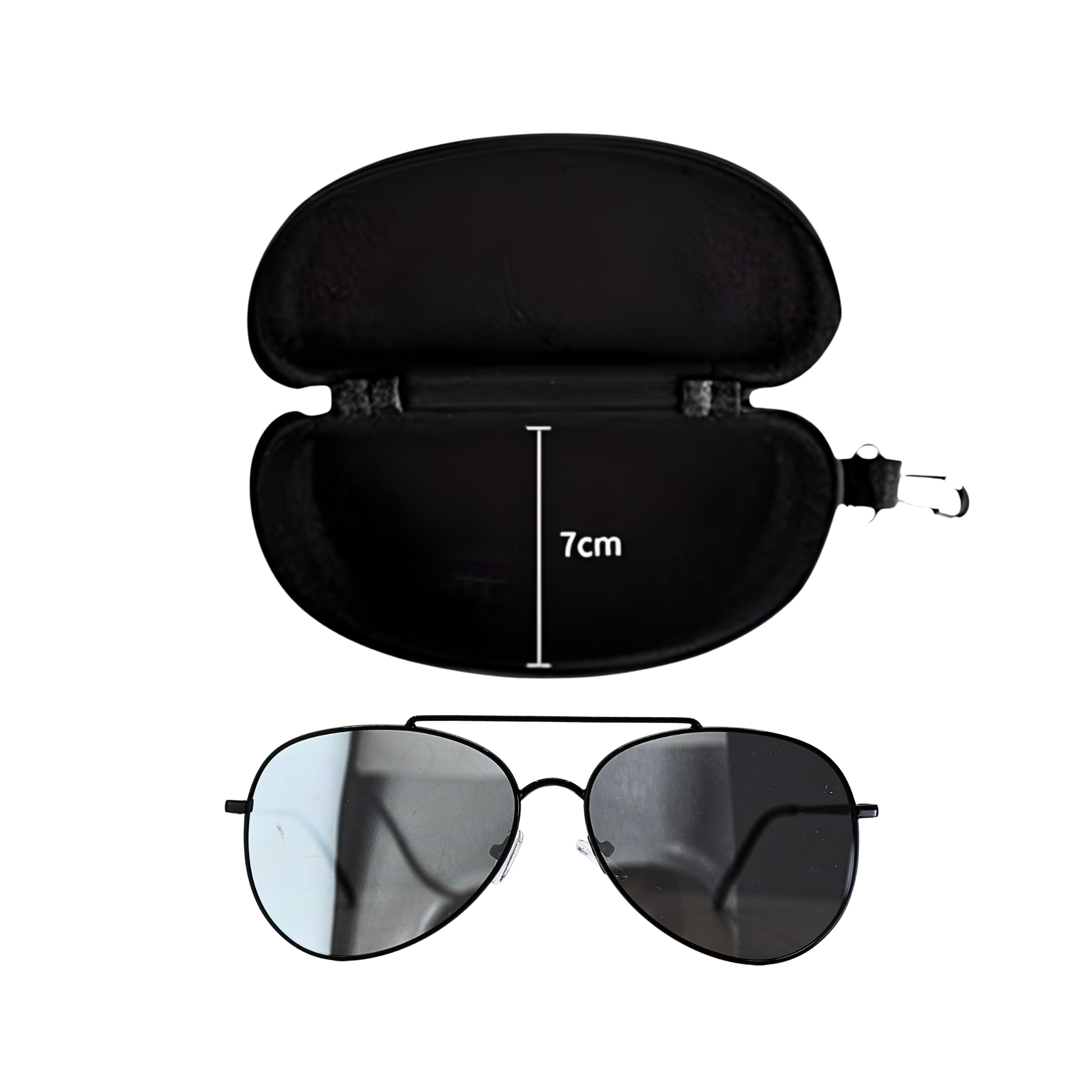 AVIATOR GREY SUNGLASSES SUN159 J3044