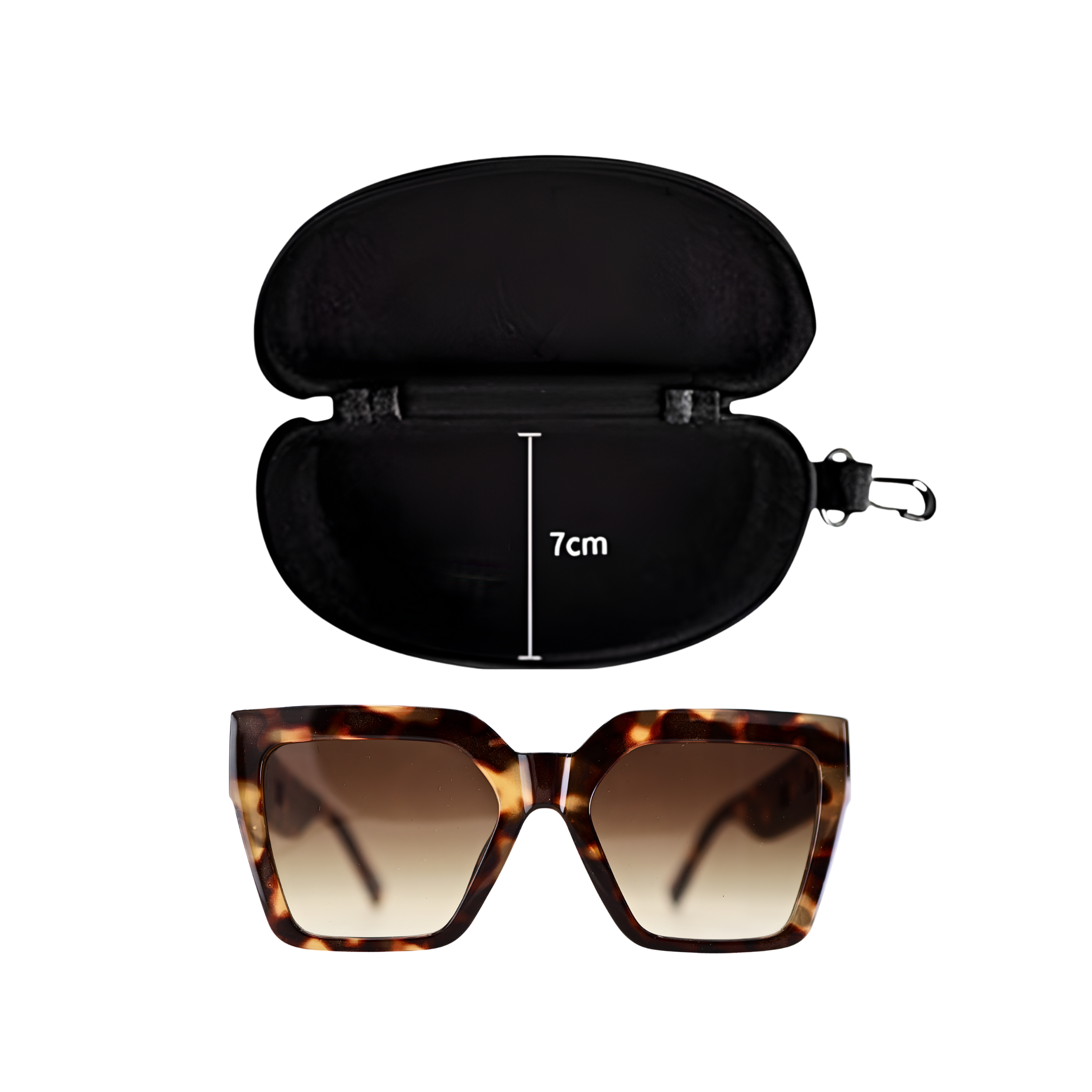 GAFAS DE SOL CUADRADAS DE CAROLINA MARRÓN SUN167 F3028