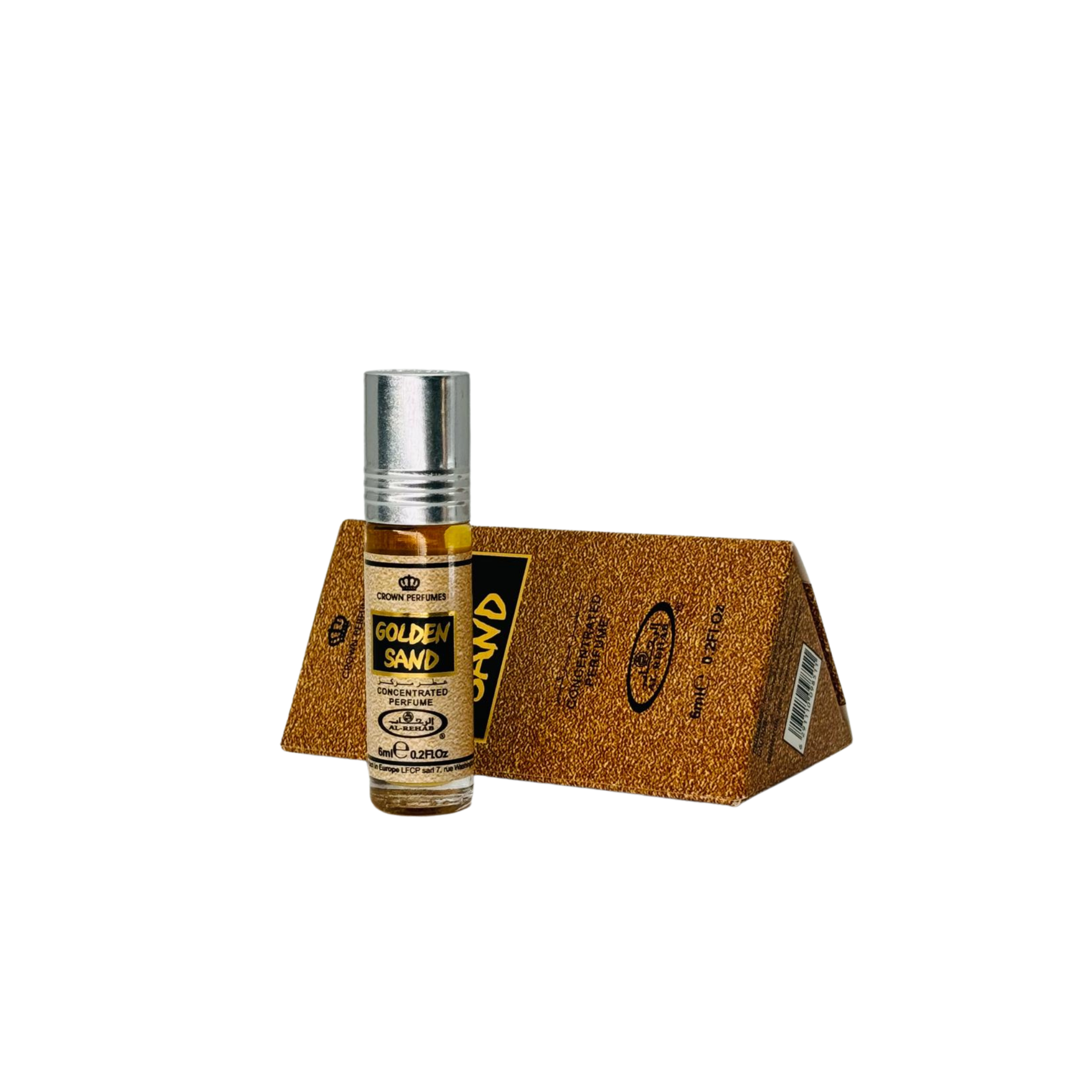 Al Rehab Golden Sand Roll On Perfume 6Pcs x 0.2FL.OZ For Unisex