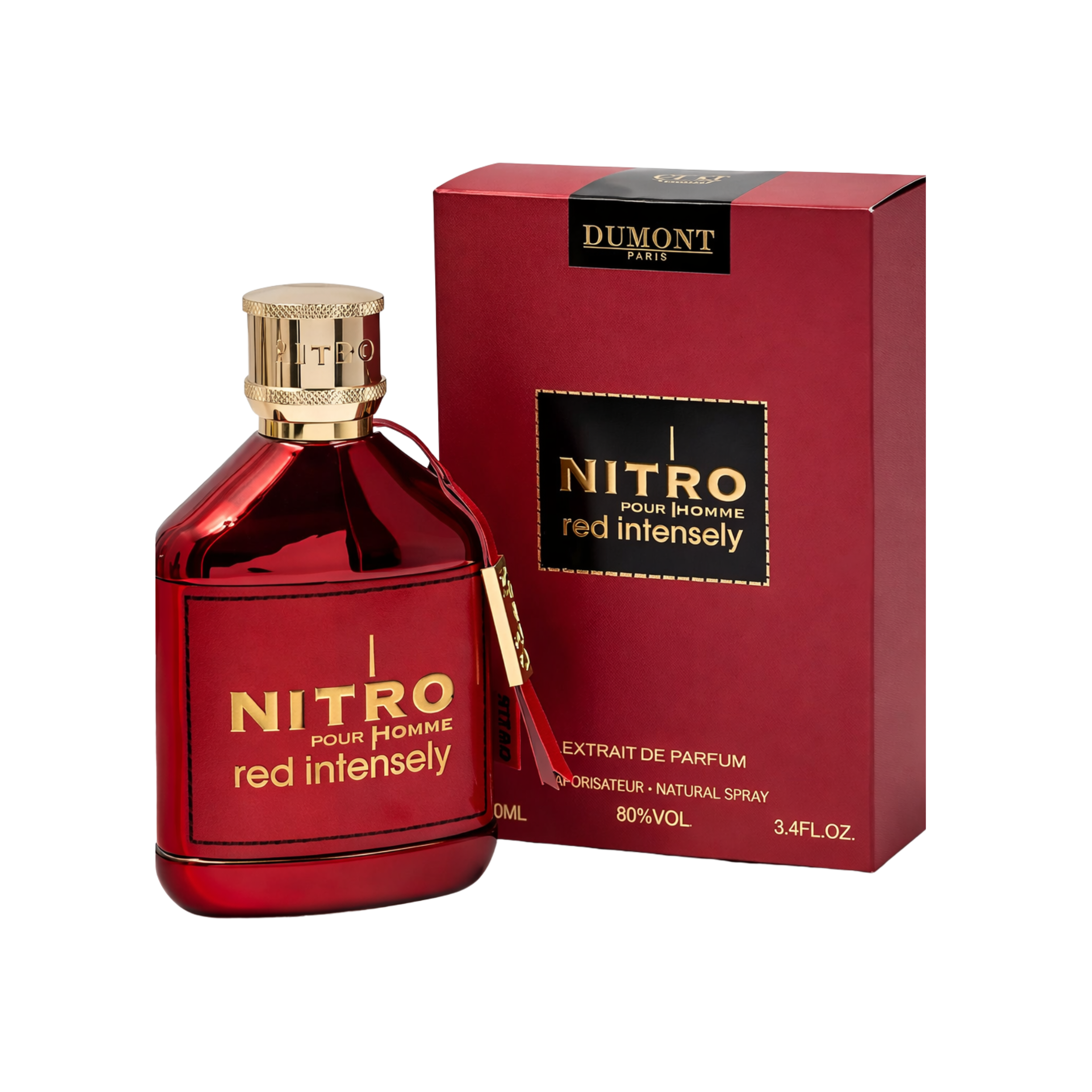 DUMONT PARIS NITRO RED INTENSELY POUR HOMME EXTRAIT DE PARFUM 3.4FL.OZ | 100ML