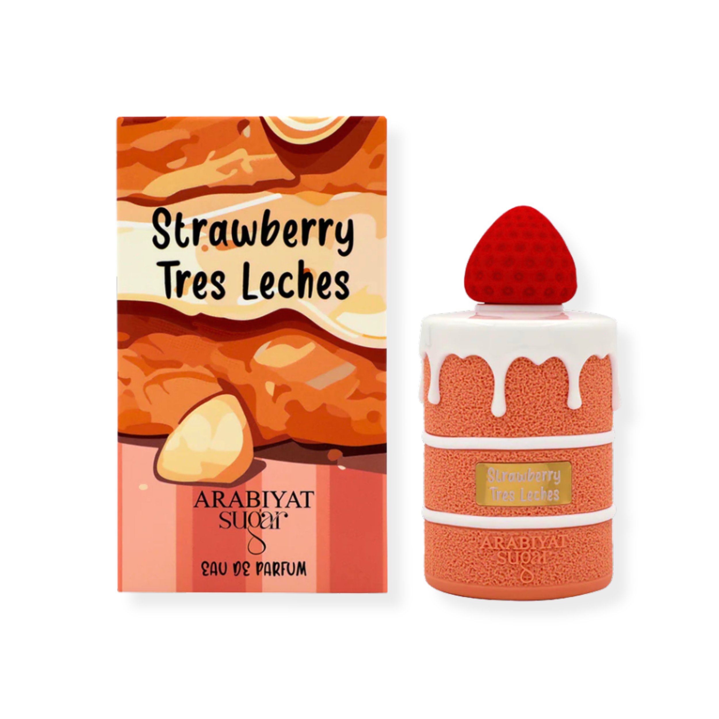 Arabiyat Sugar Strawberry Tres Leches Eau De Parfum 3.4 FL.OZ