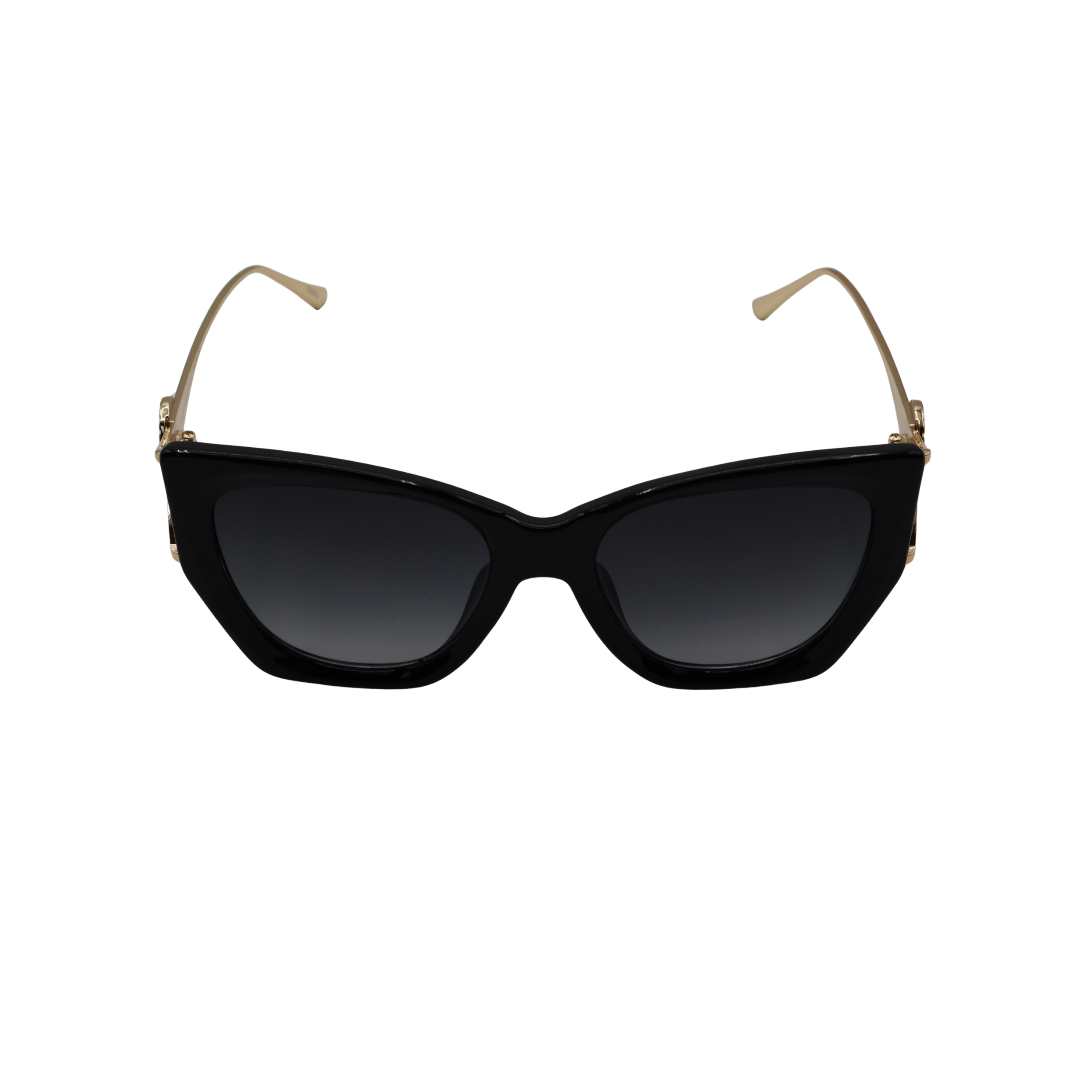 CAT-EYE BLACK/BLUE SUNGLASSES SUN133 F3007