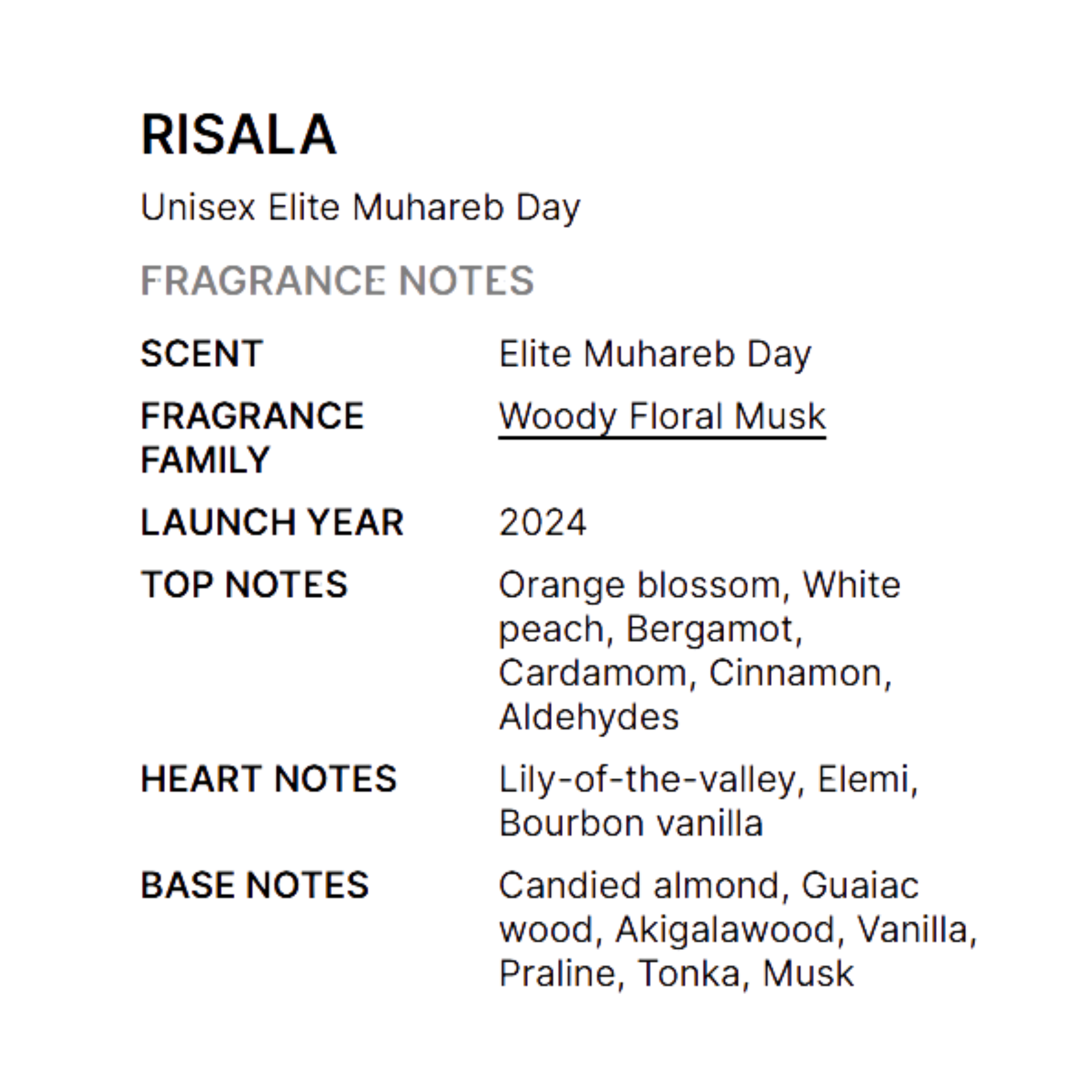 RISALA ELITE MUHAREB DAY EAU DE PARFUM 3.4FL.OZ | 100ML