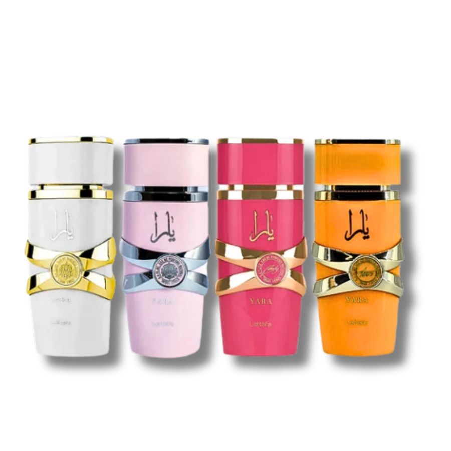 Lattafa Yara Mini Collection Yara, Moi, Tous, Candy 4X5ML Eau De Parfum For Women