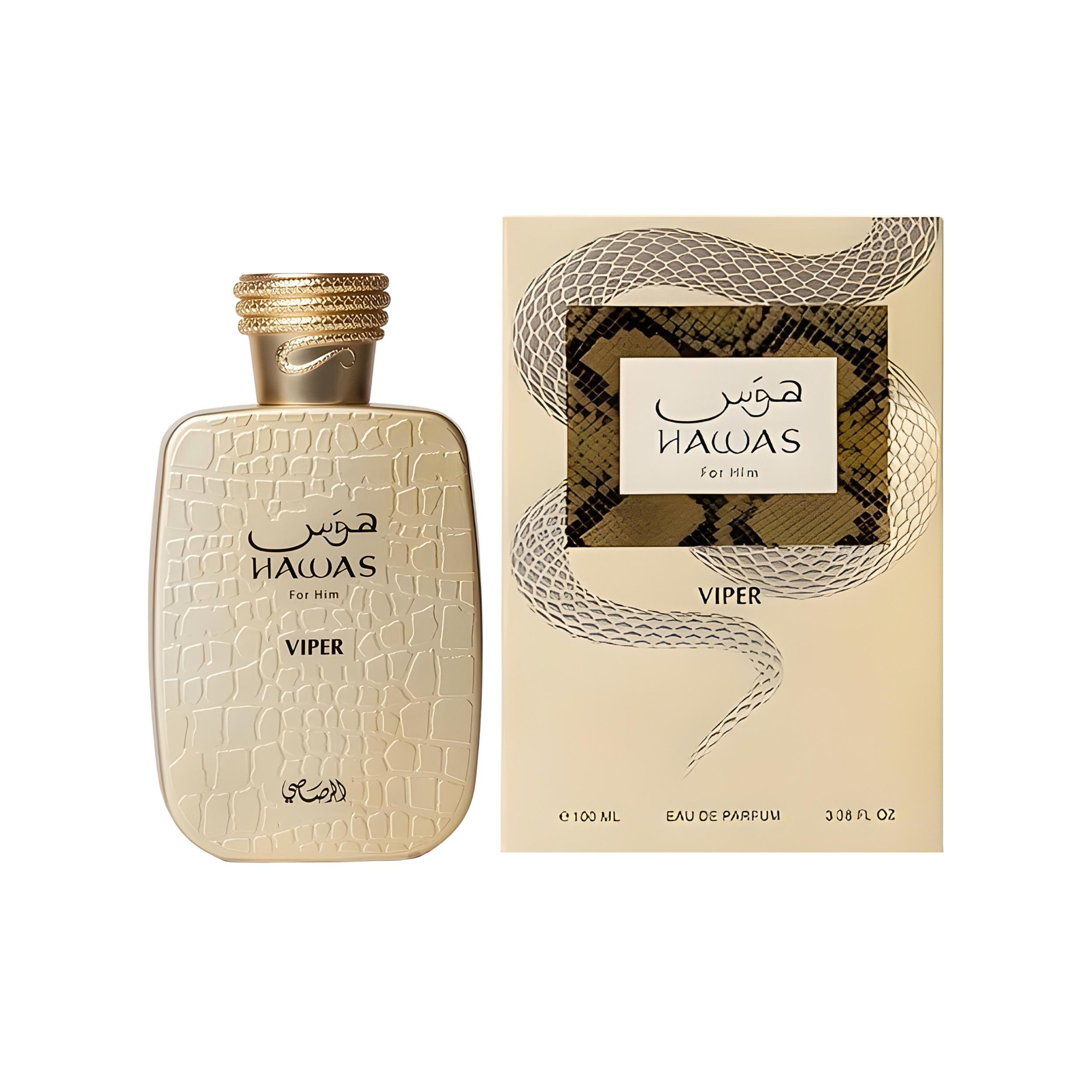 RASASI Hawas Viper Eau de Parfum for Men 3.4FL.OZ 100ML