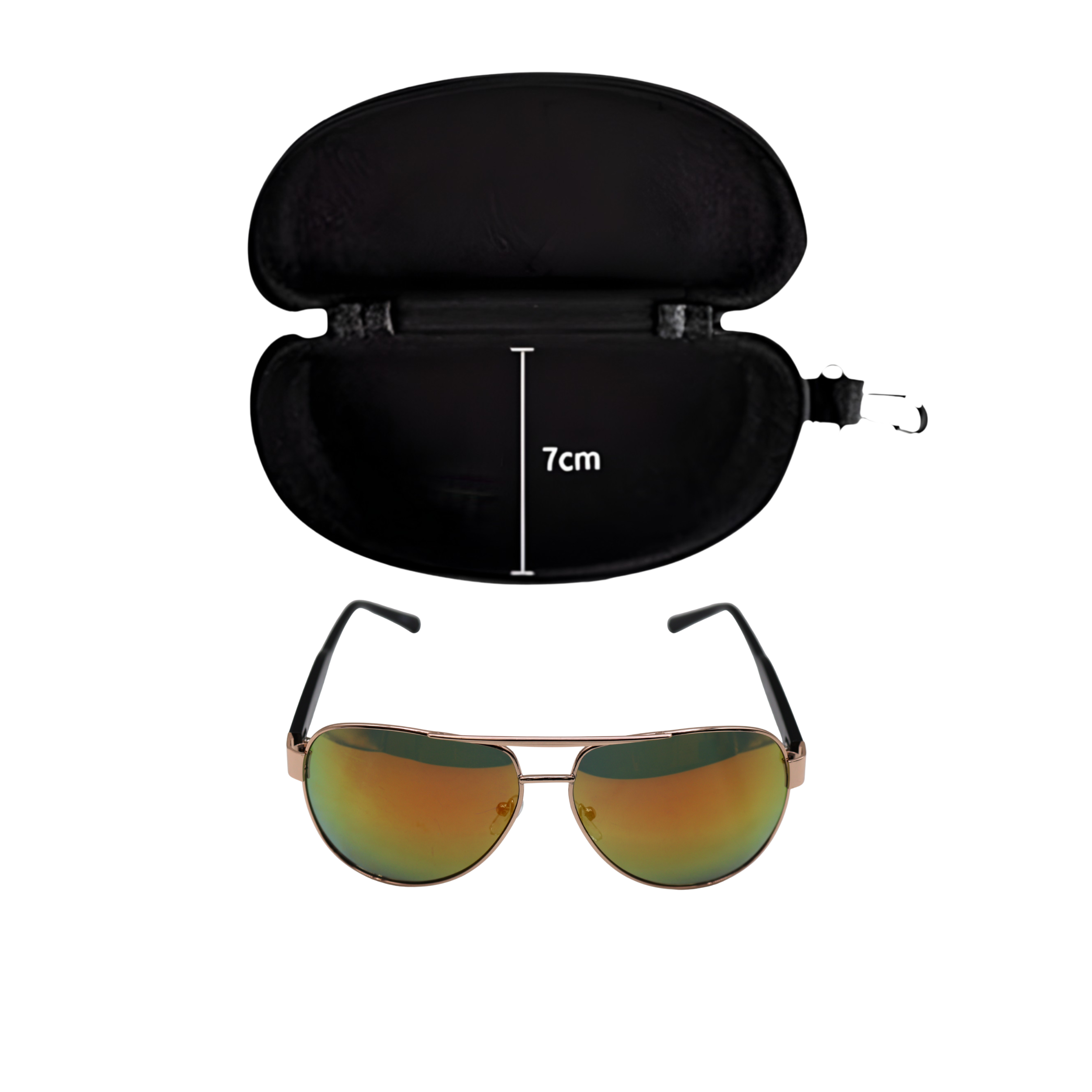 AVIATOR GOLDEN SUNGLASSES SUN155 J3167