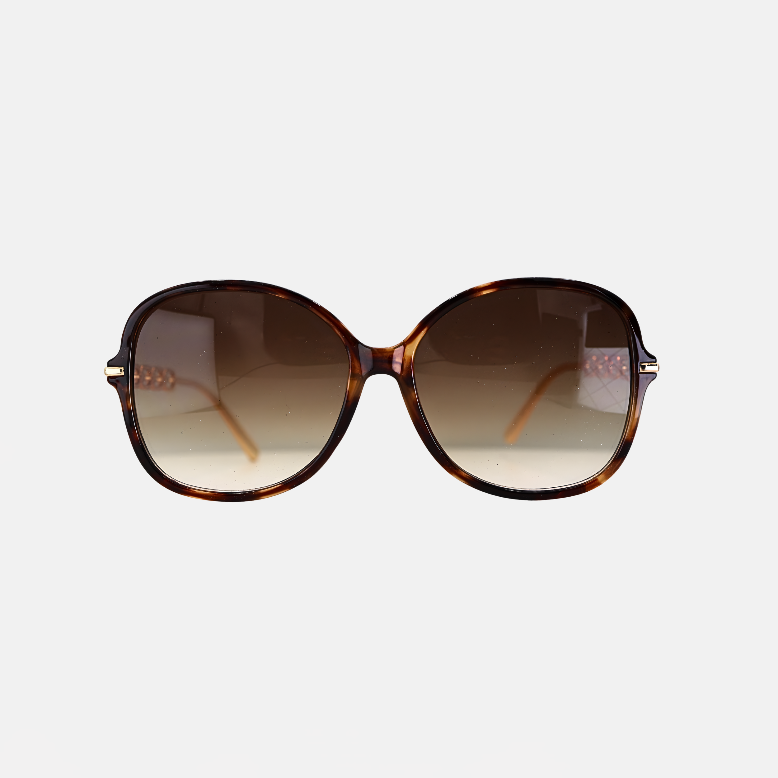 GAFAS DE SOL OVALADAS DE CAREY MARRÓN SUN140 F3009