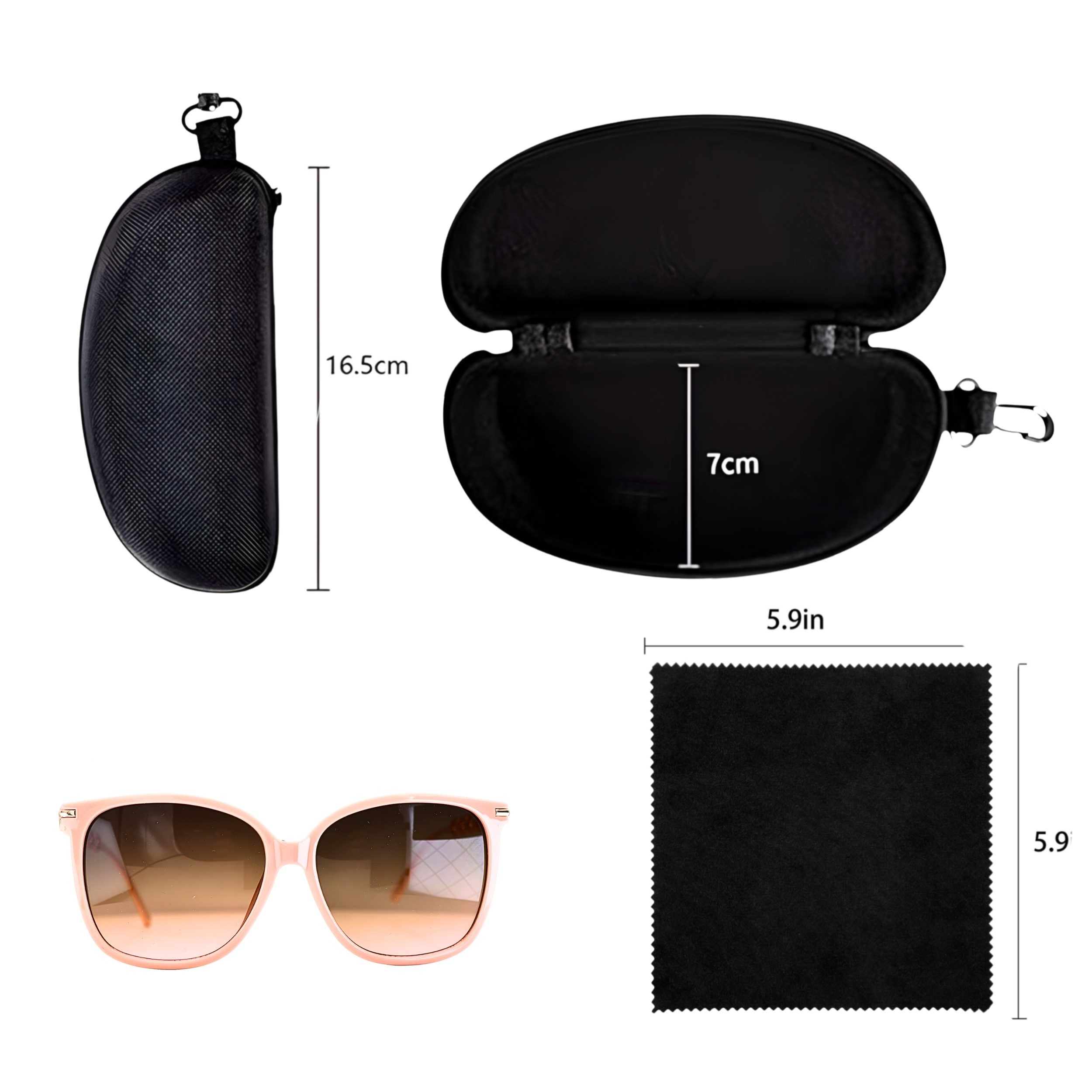 SOFT SQUARE PINK SUNGLASSES SUN145 F3010