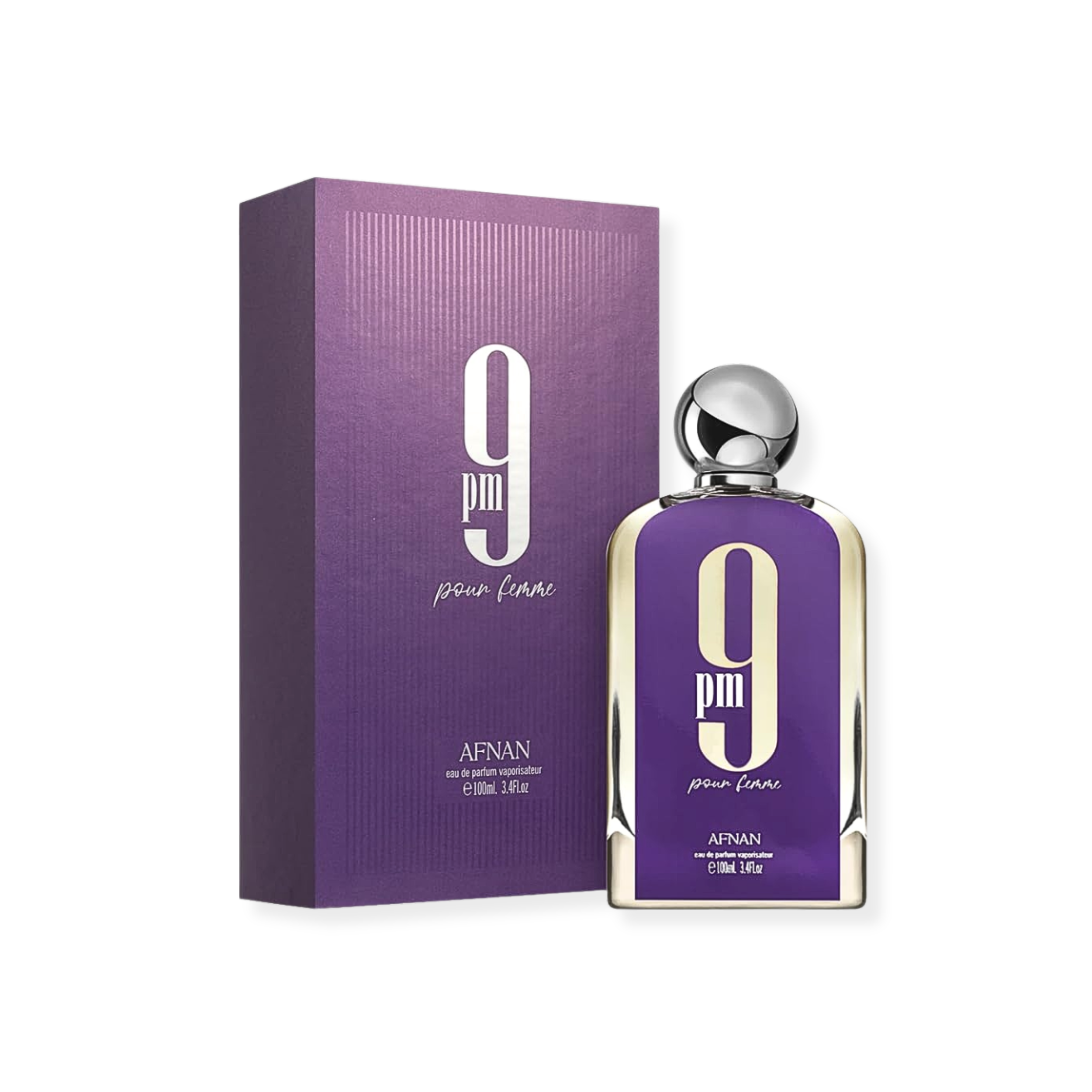 Afnan 9PM Pour Femme Eau De Parfum Spray 3.4FL.OZ For Women