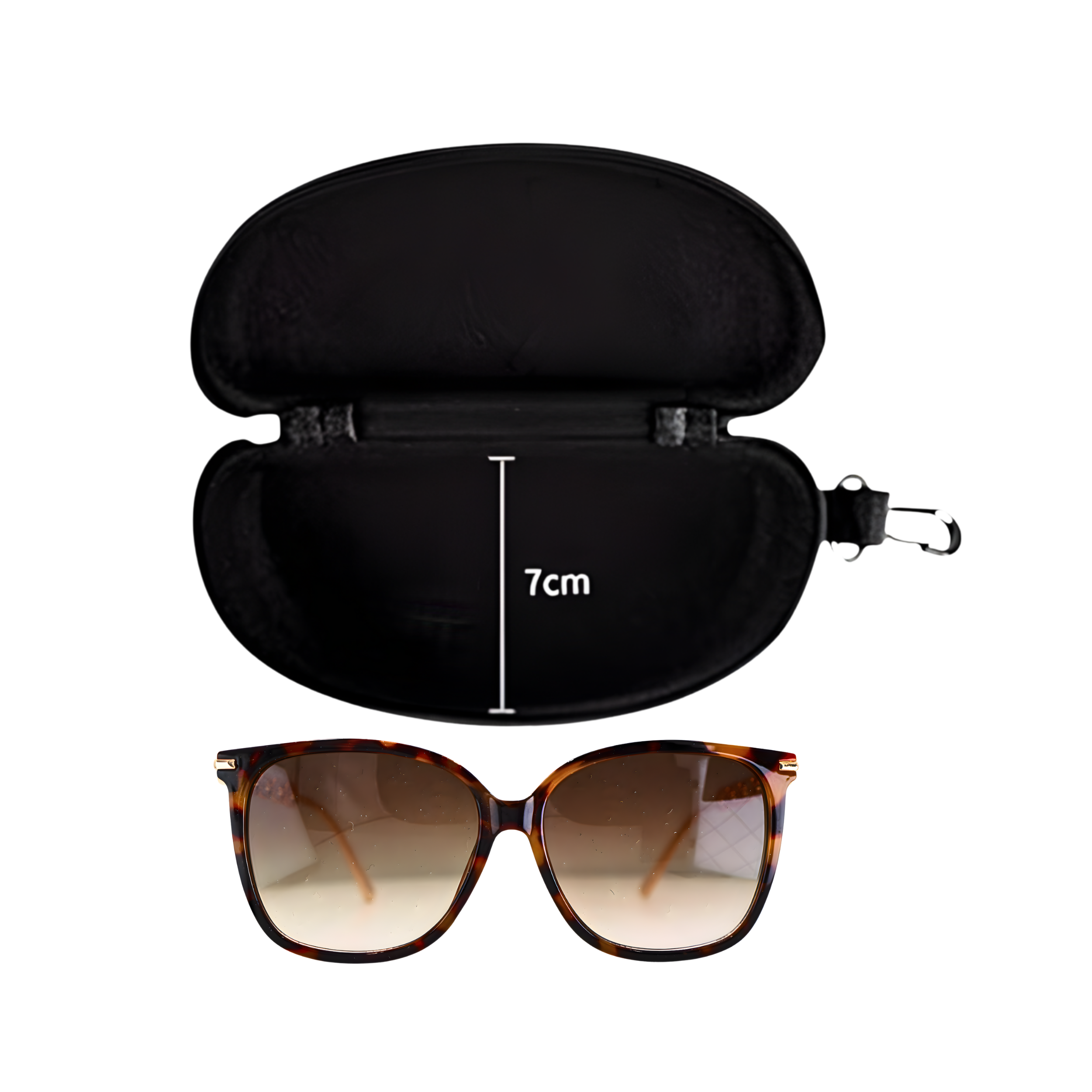 GAFAS DE SOL CUADRADAS SUAVES DE CAROLINA MARRÓN SUN146 F3010