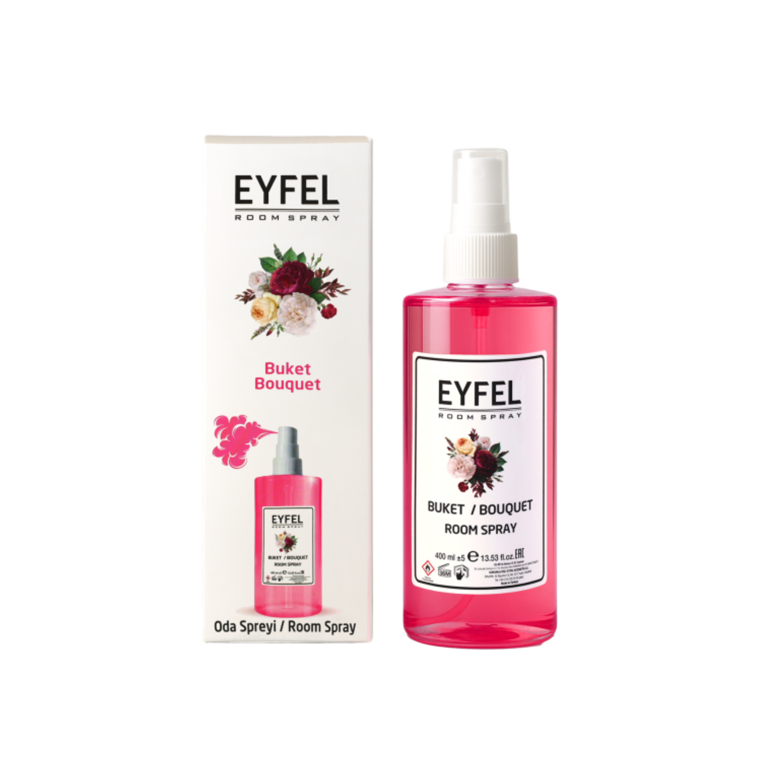 Aerosol de ambiente Eyfel, aroma en cubo, 400 ml