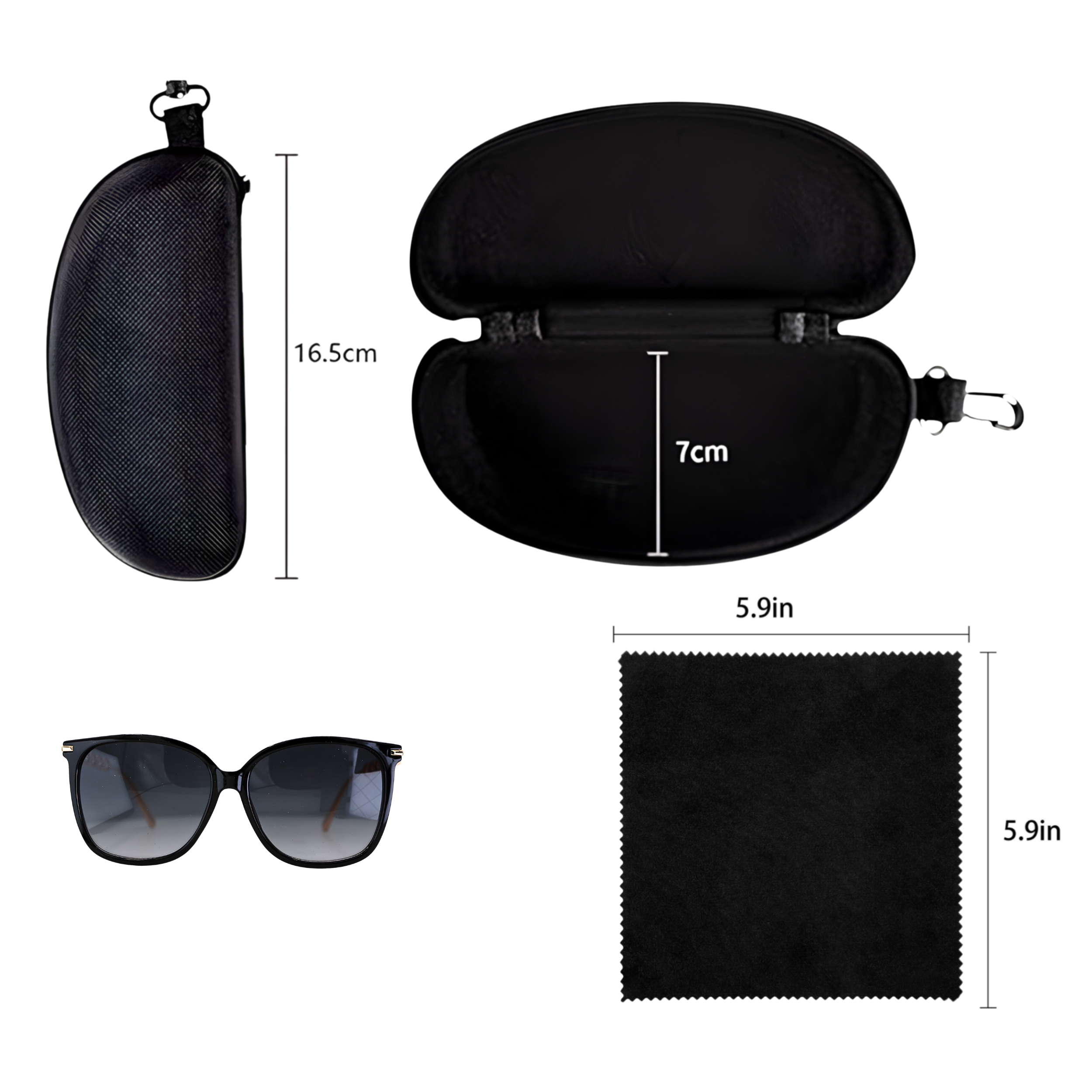 SUNGLASS BLACK COLOR SUN147 F3010