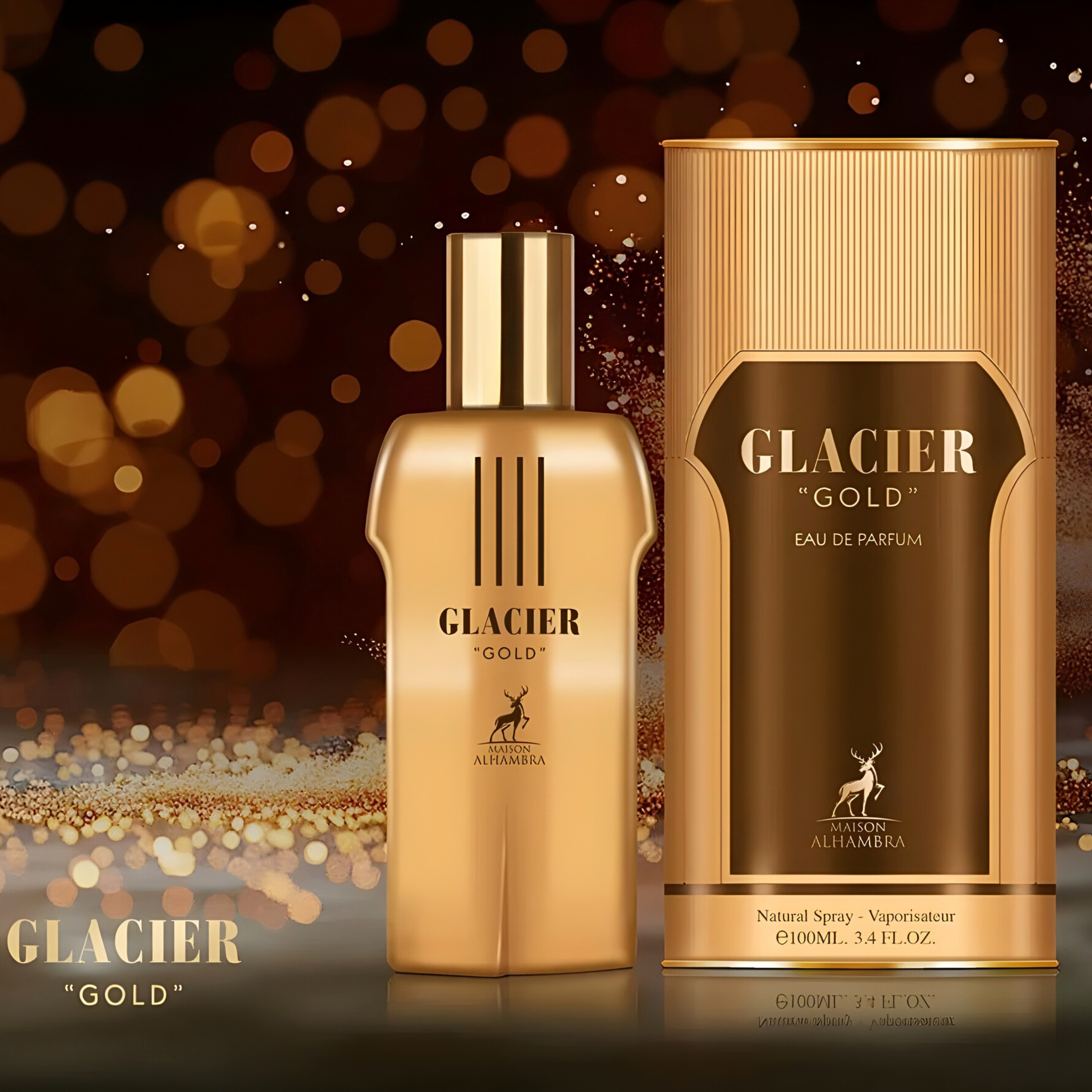 Maison Alhambra Glacier Gold Eau De Parfum 3.4FL.OZ 100ML