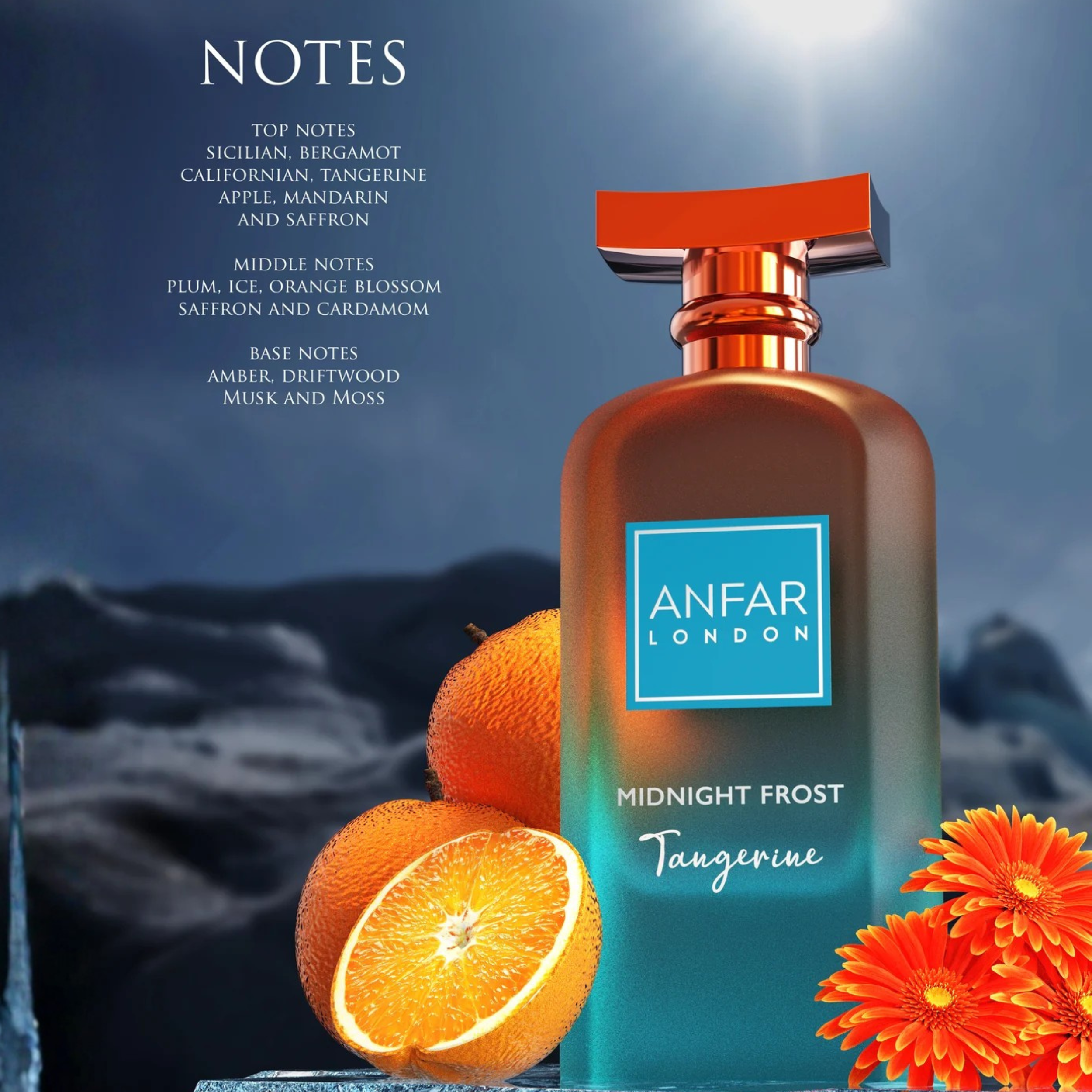 Anfar Tangerine Midnight Frost Eau De Parfum 3.4fl.oz | 100ml