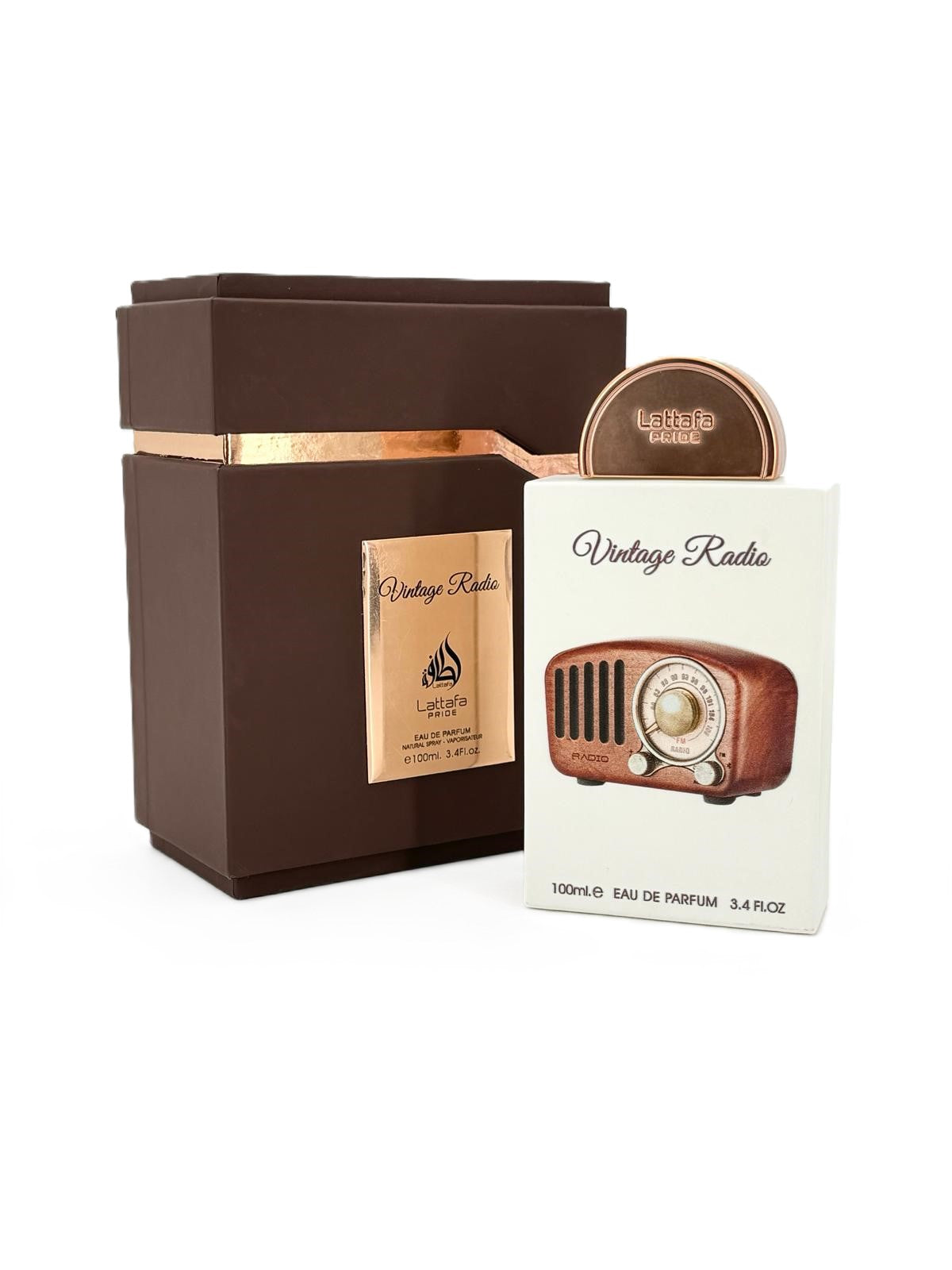 Lattafa Pride Vintage Radio Eau De Parfum 3.4 FL.OZ For Unisex