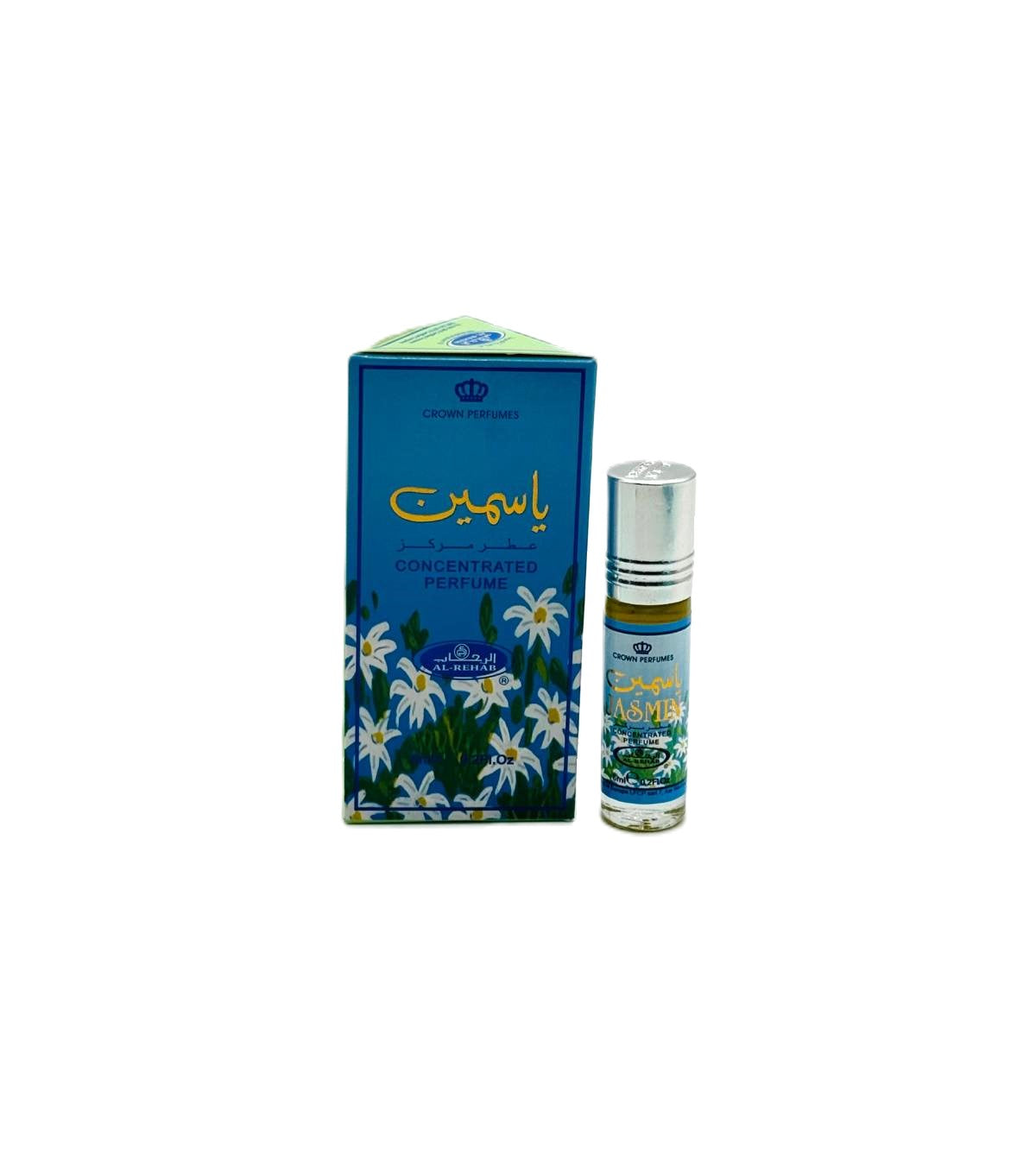 Al Rehab Jasmin Roll On Parfum 0.2FL .OZ X 6Pcs For Unisex
