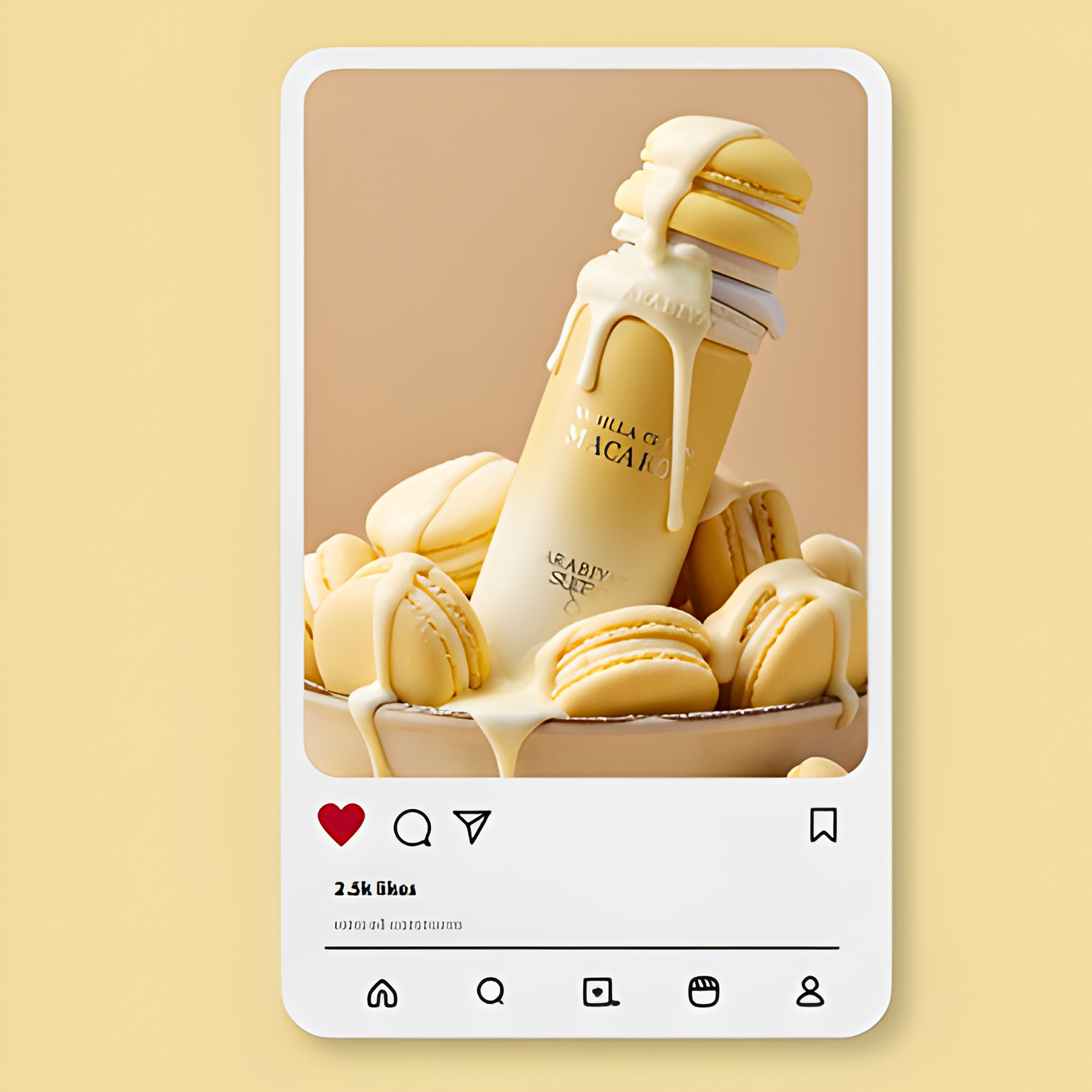 Arabiyat Sugar Vanilla Cream Macaron Eau De Parfum 3.4FL.OZ