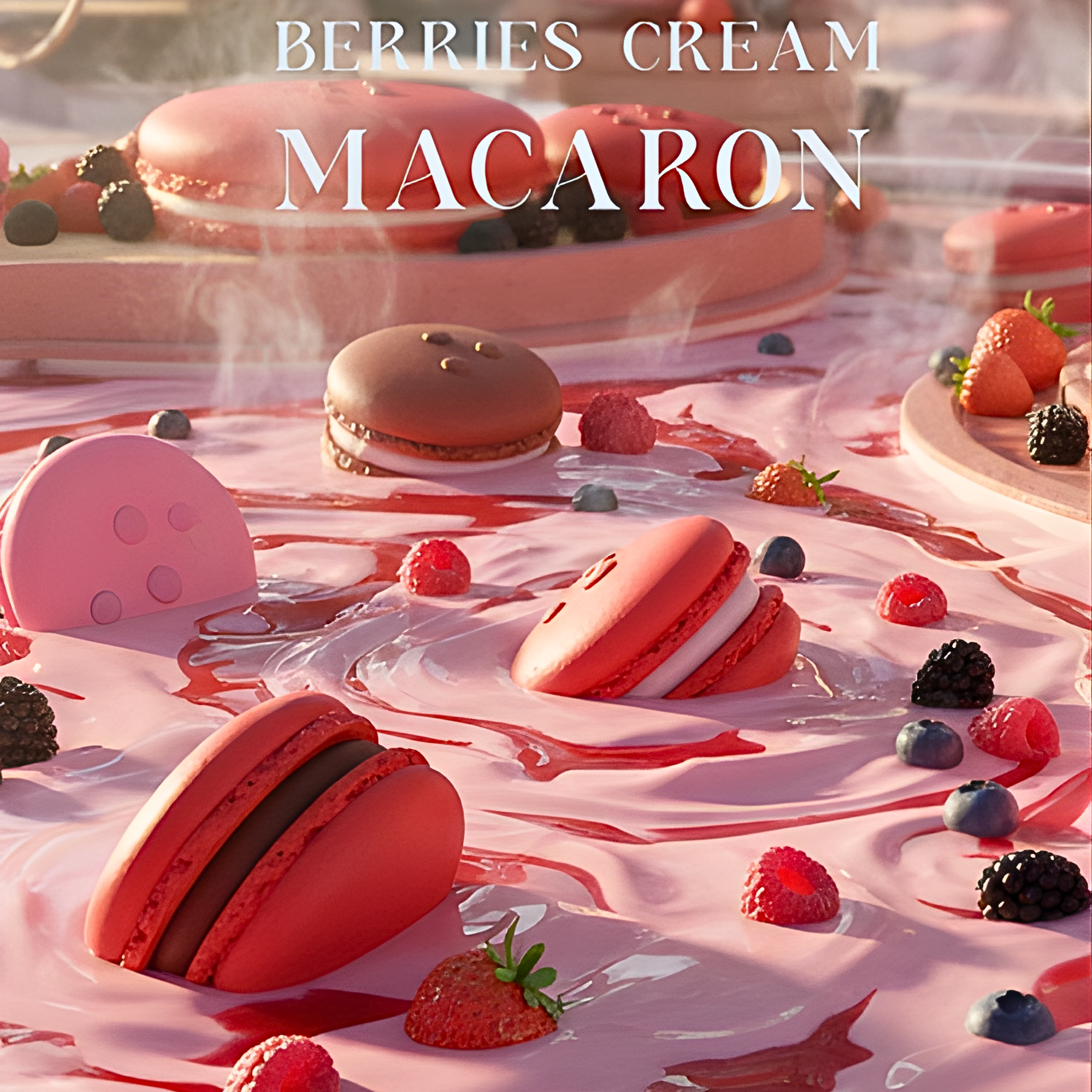 Arabiyat Sugar Berries Cream Macaron Eau De Parfum 3.4FL.OZ