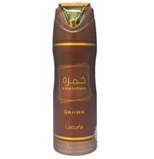 Lattafa Khamrah Qahwa Deodorant Spray 6.67