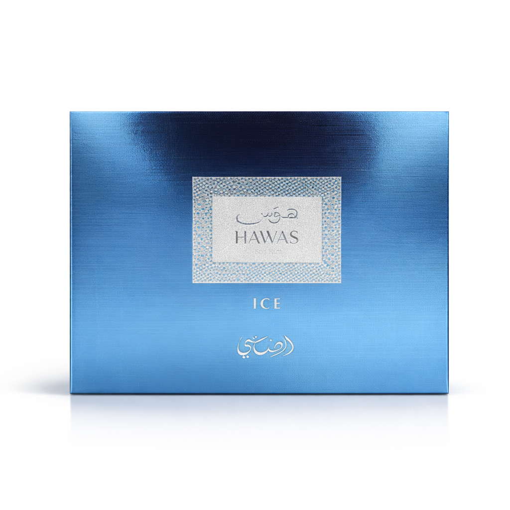 RASASI Hawas Ice Gift Set (100ml EDP + 10ml + Shower Gel) for Men