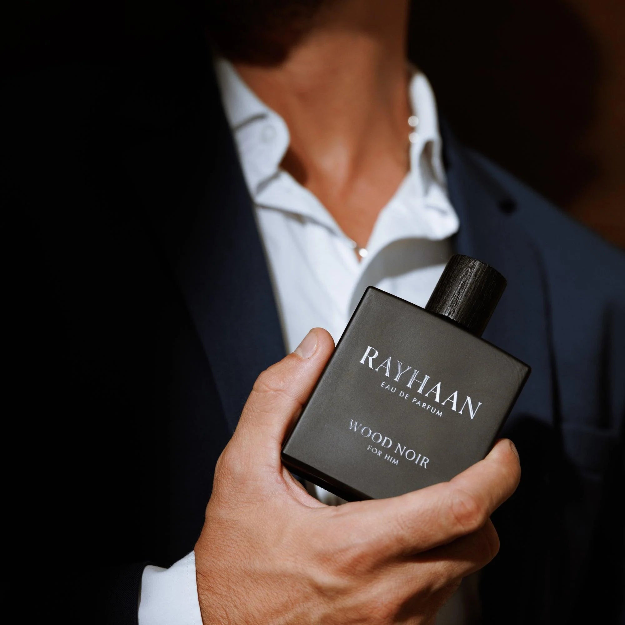 Rayhaan Wood Noir Eau De Parfum 3.4FL.OZ | 100ML