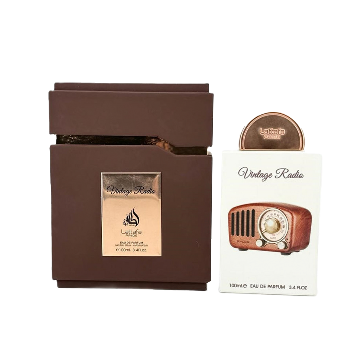 Lattafa Pride Vintage Radio Eau De Parfum 3.4 FL.OZ For Unisex