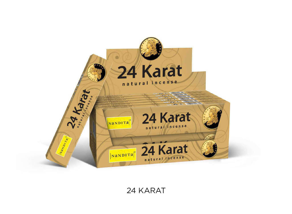 24 Karat Incense Sticks 15gm 12pack