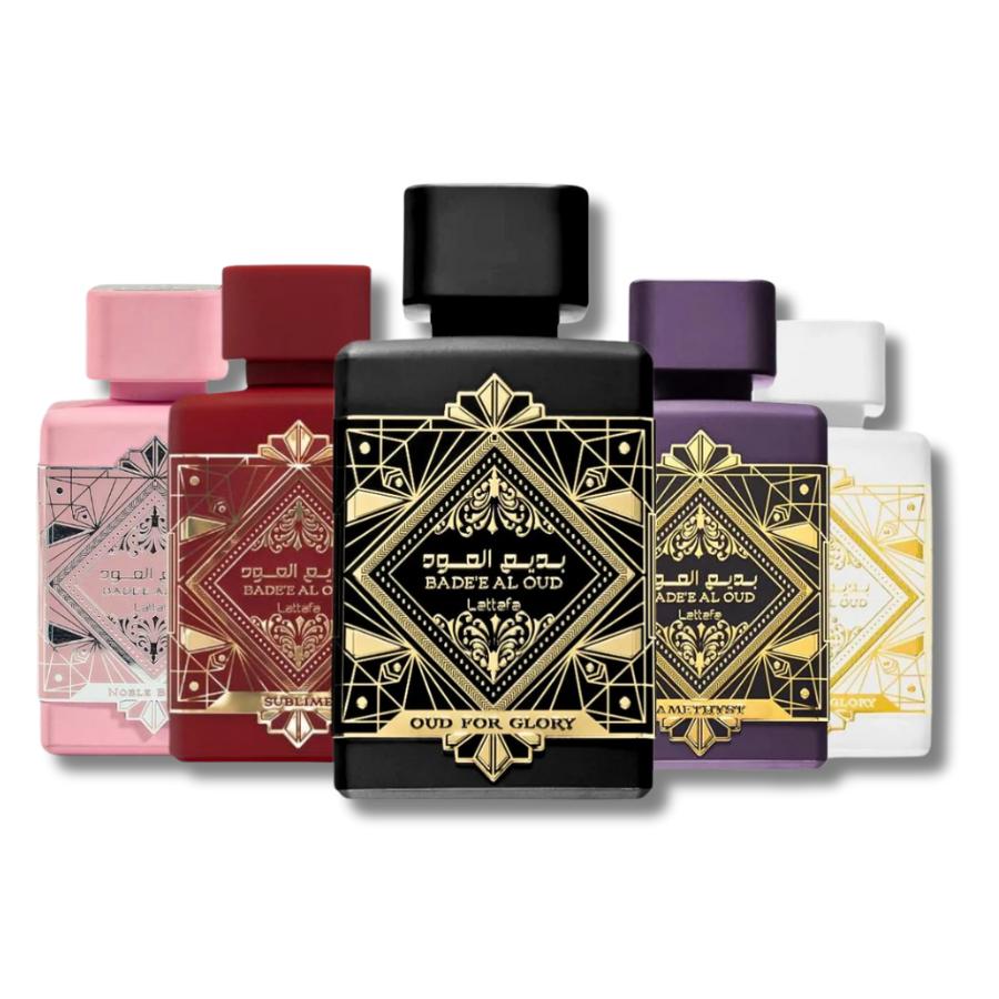 Lattafa Bade’e Al Oud Mini Collection Oil Perfume Gift Set 0.16FL.OZ For Unisex