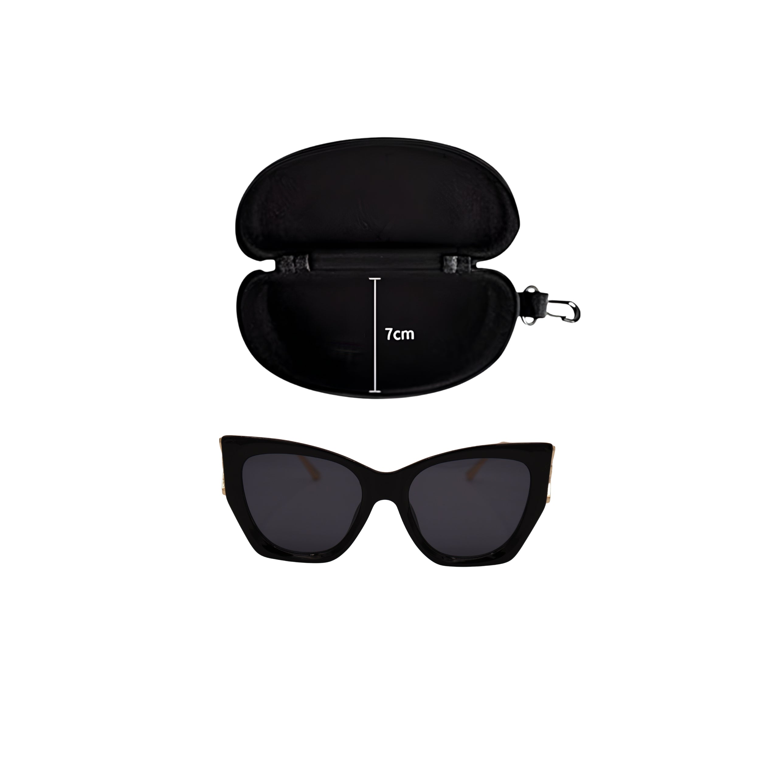 GAFAS DE SOL NEGRAS CON OJOS DE GATO SUN176 F3134