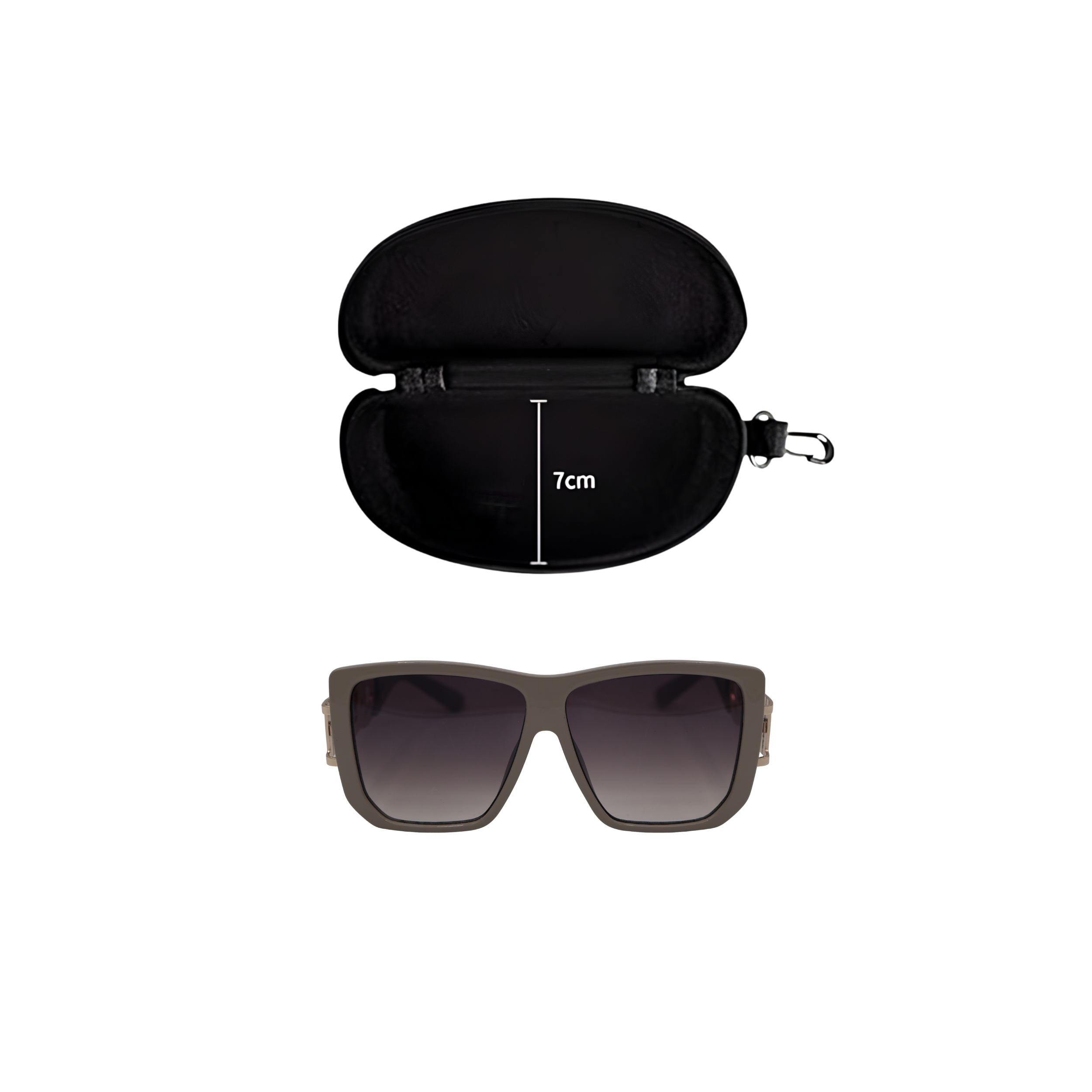 GAFAS DE SOL CUADRADAS NEGRAS SUN185 F3133