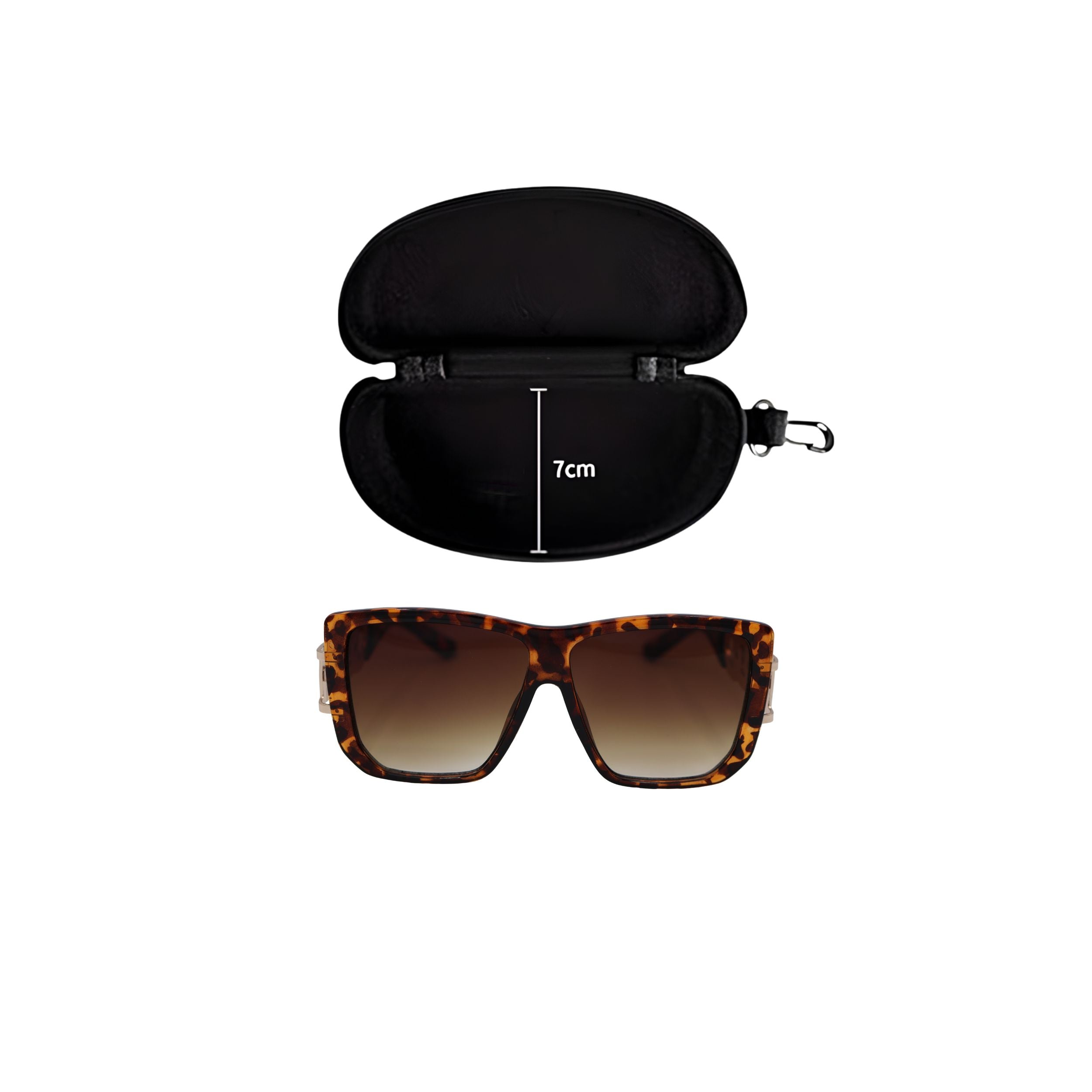 GAFAS DE SOL CUADRADAS DE CAROLINA MARRÓN SUN184 F3133