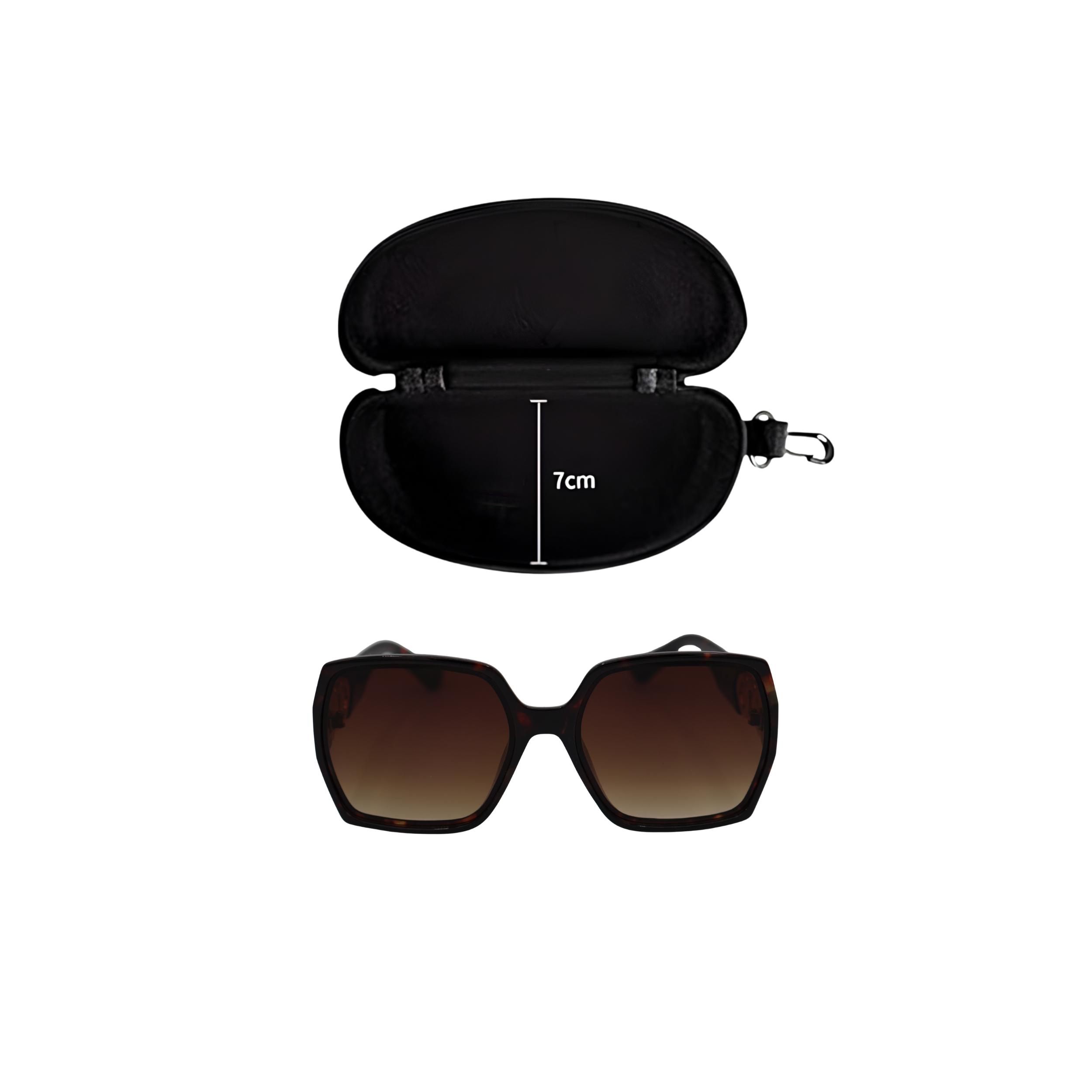 GAFAS DE SOL CUADRADAS DE CAROLINA MARRÓN SUN174 F3134