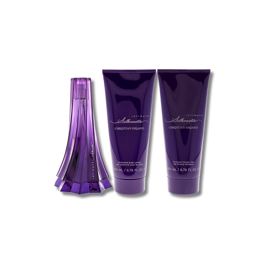 Christian Siriano Intimate Silhouette Gift Set 3.4fl.oz & Body Lotion & Shower Gel 6.fl.oz