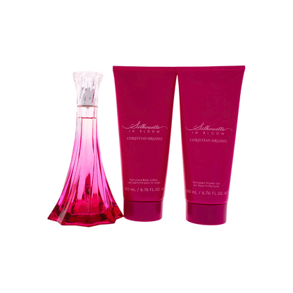 Christian Siriano Silhouette In Bloom Eau De Parfum 3.4fl.oz AND Body Lotion & Shower Gel 6.7fl.oz