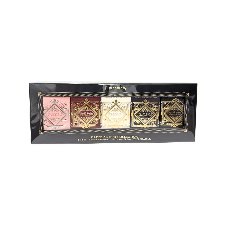 Lattafa Bade’e Al Oud Mini Collection Oil Perfume Gift Set 0.16FL.OZ For Unisex
