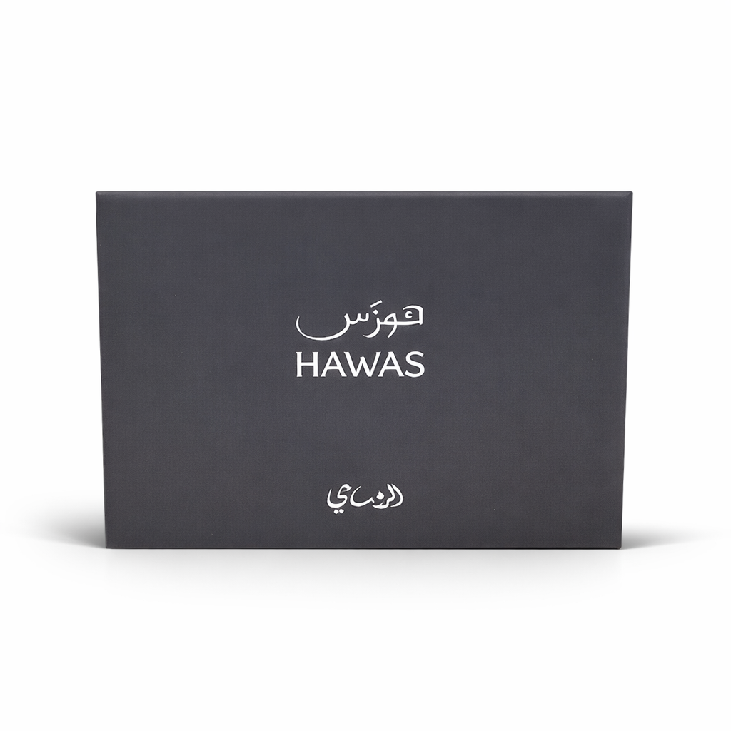 RASASI HAWAS FOR HIM 3PCS GIFT SET(EDP 0.33FL.OZ | 10ML, EDP 3.38FL.OZ | 100ML, SHOWER GEL 2.0FL.OZ | 60ML)