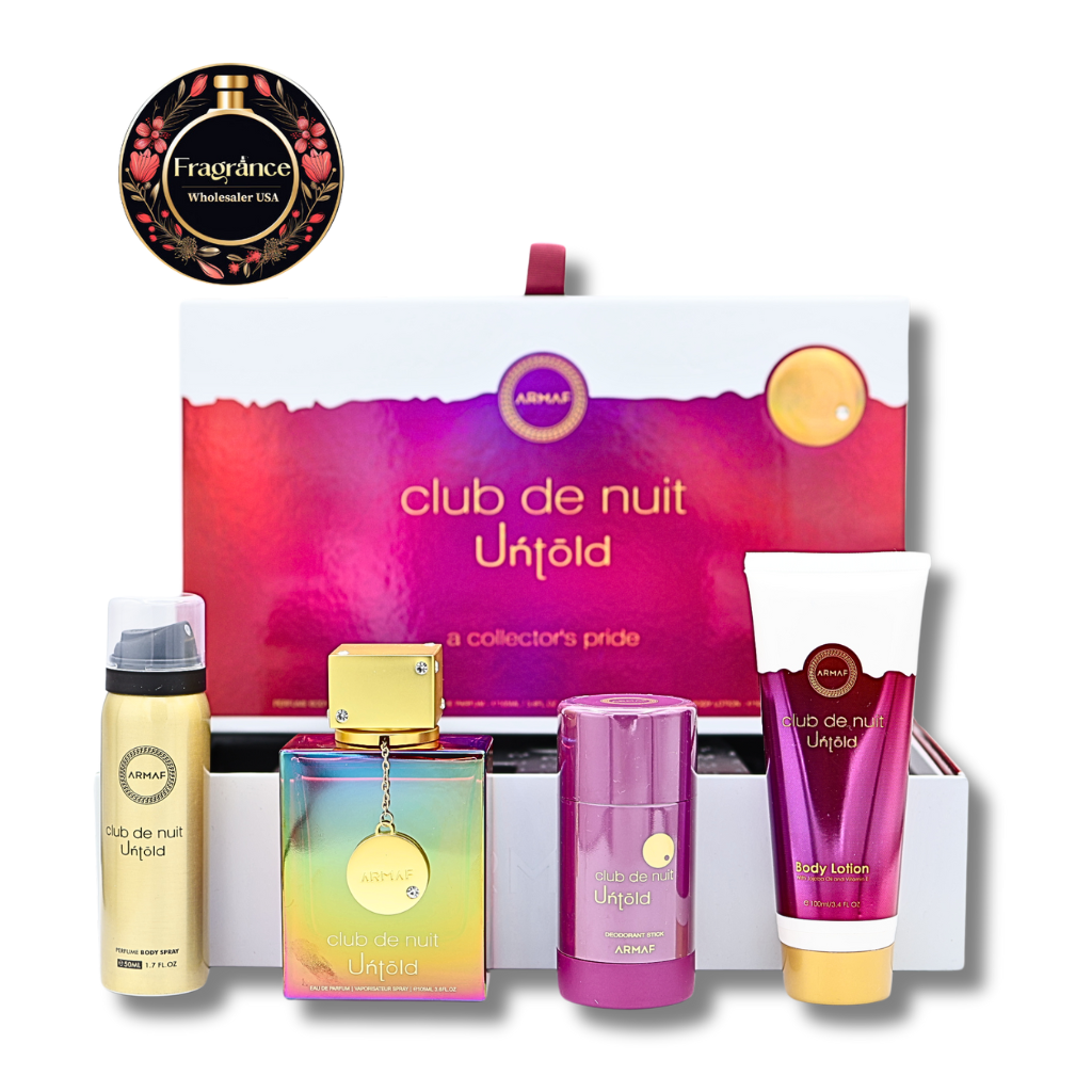 Armaf Untold Gift Set EDP 3.4, Spray 1.7, DEO 2.6, Lotion3.4FL.OZ