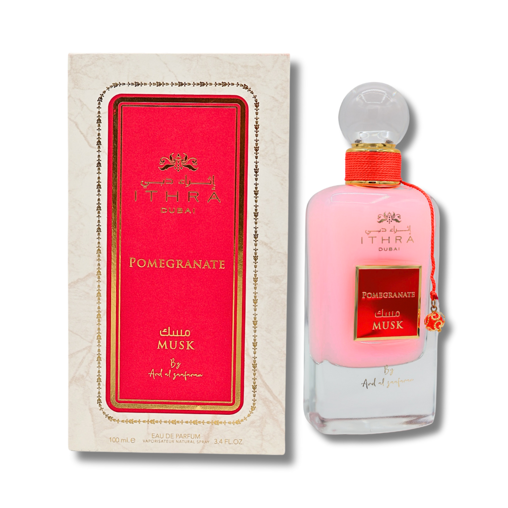 Ard Al Zaafaran Ithra Dubai Pomegranate Musk  Eau de Parfum Spray 3.4 Fl.Oz.