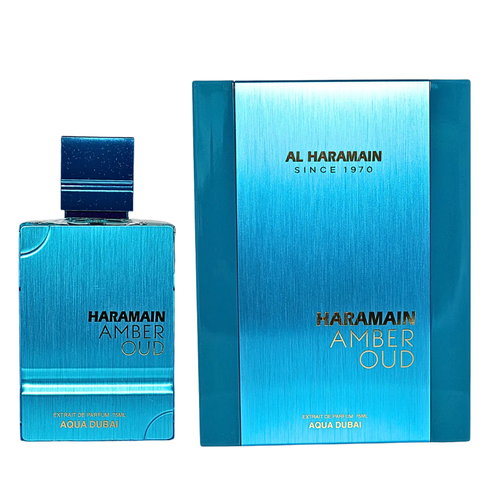 Al Haramain Amber Oud Aqua Dubai Extrait De Parfum Spray 2.53 FL.OZ Fragrance Wholesale USA