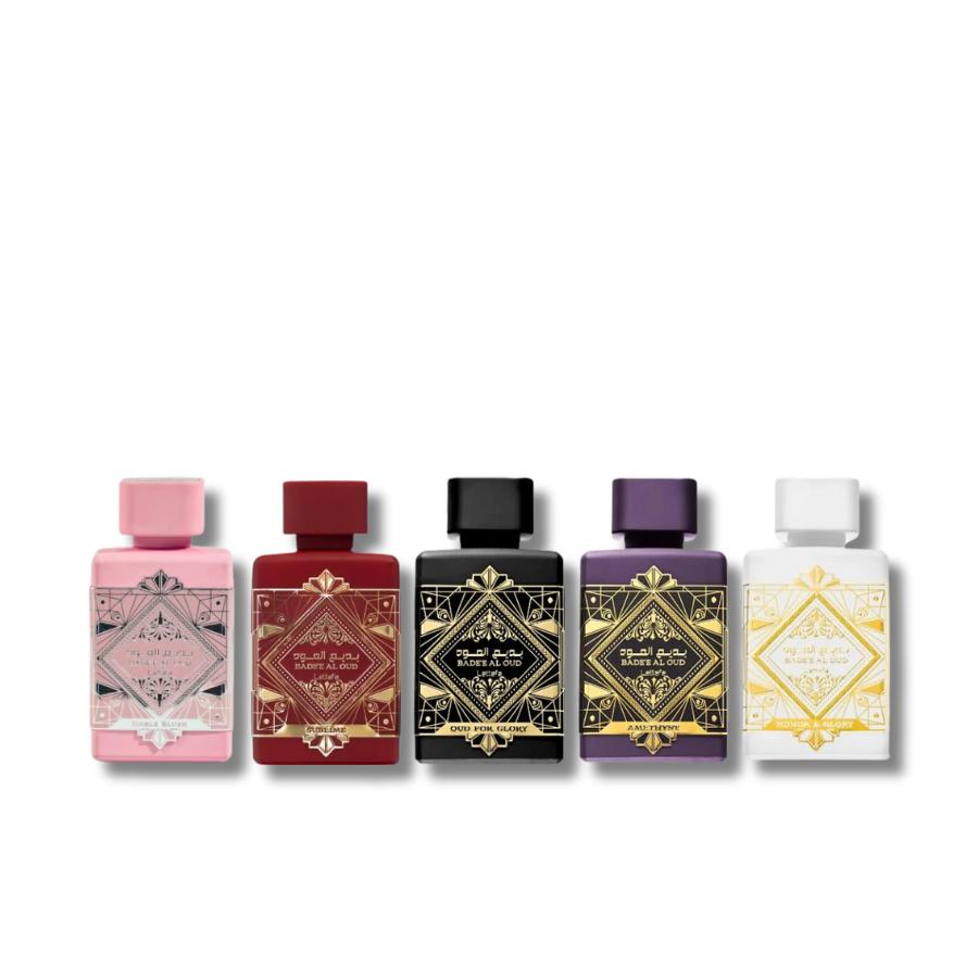 Lattafa Bade’e Al Oud Mini Collection Oil Perfume Gift Set 0.16FL.OZ For Unisex