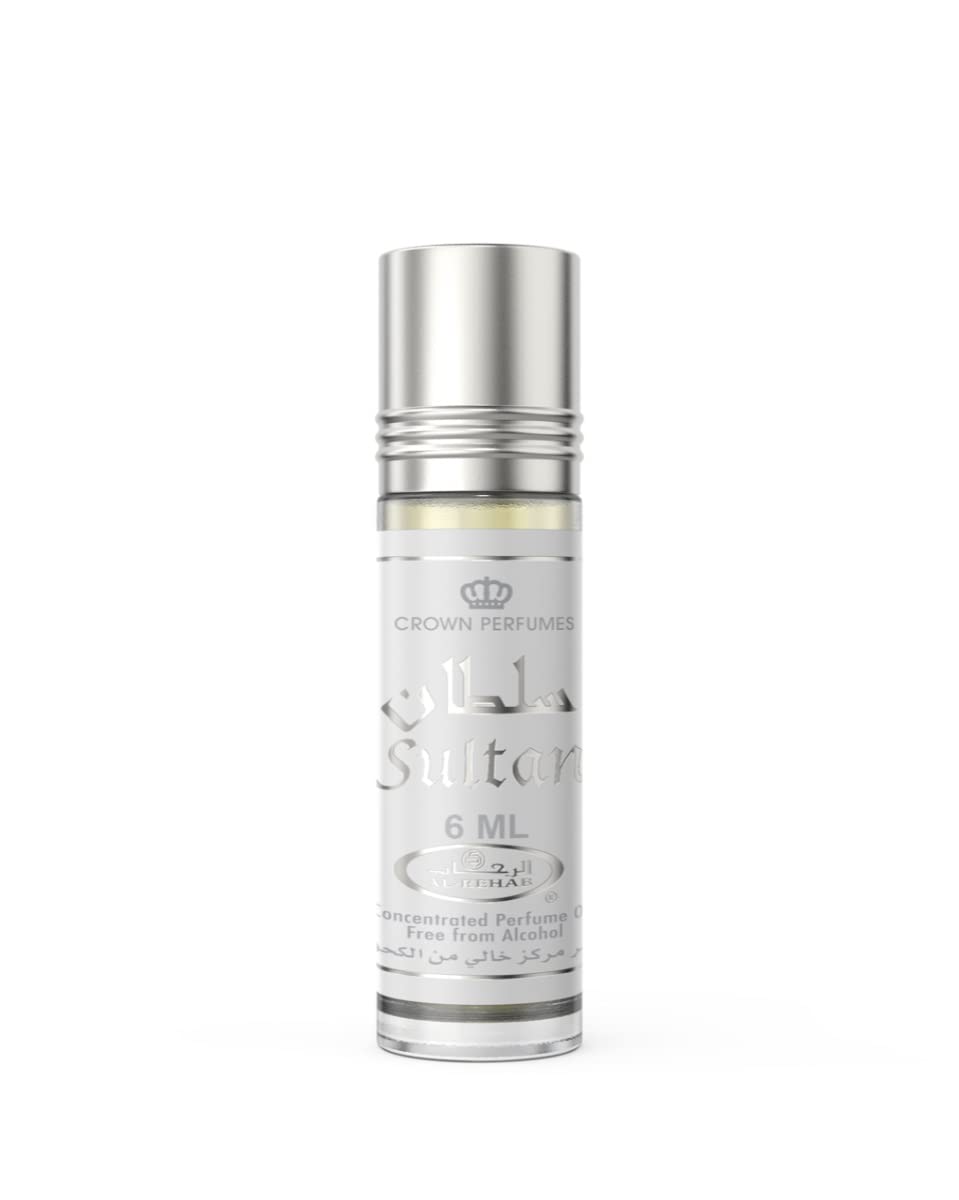 Al Rehab Sultan Roll On Perfume 6Pcs x 0.2FL.OZ Unisex